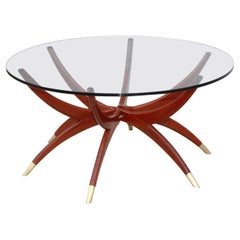 1960's Mid-Century Modern Spider Base Coffee Table