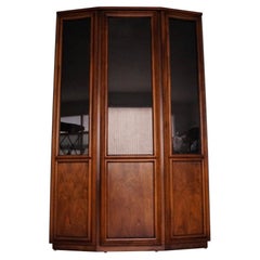 1960's Mid-Century Modern Stanley China Display Cabinet Vitrine