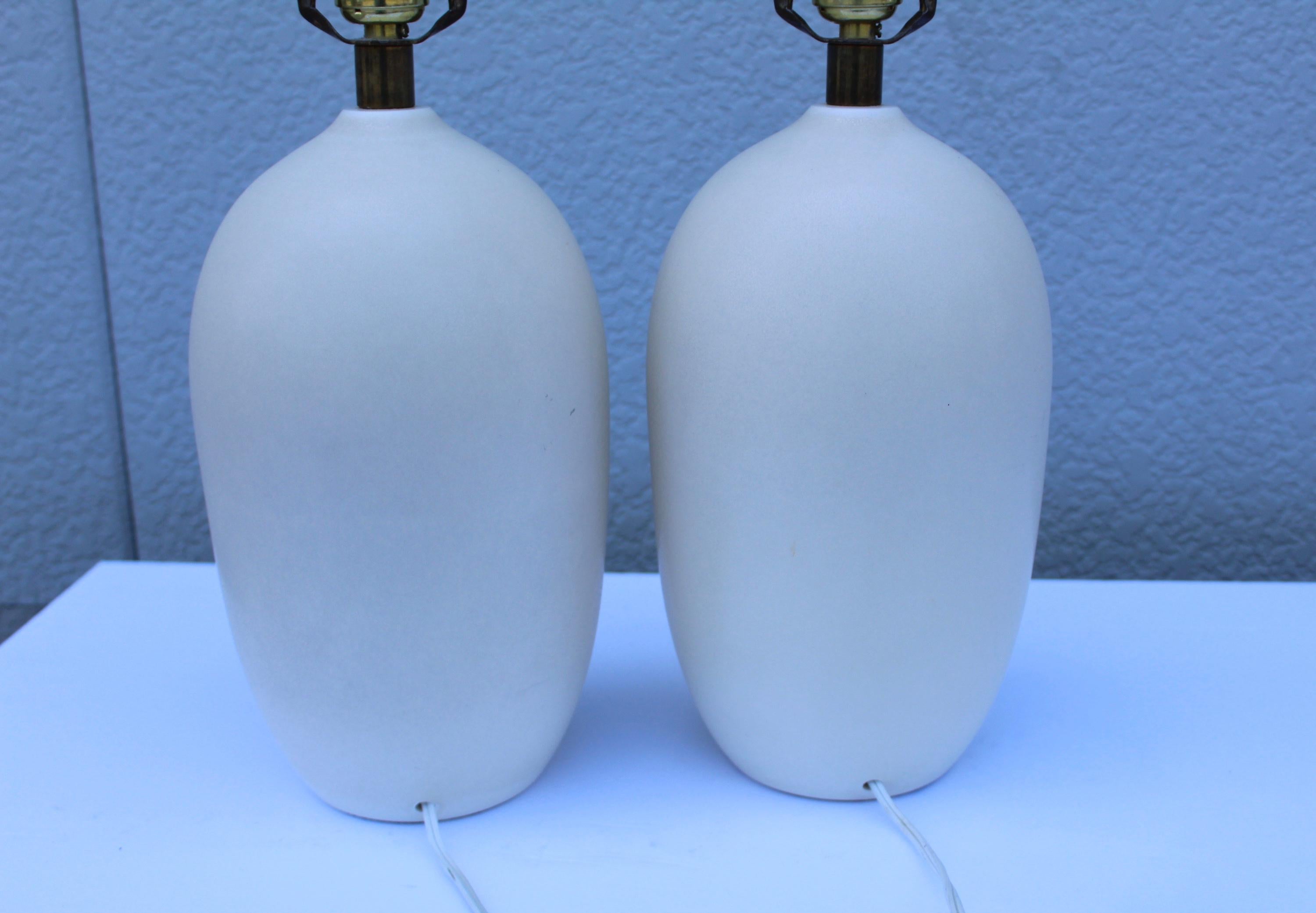 1960's Mid-Century Modern Table Lamps by Lotte & Gunnar Bostlund For Sale 1