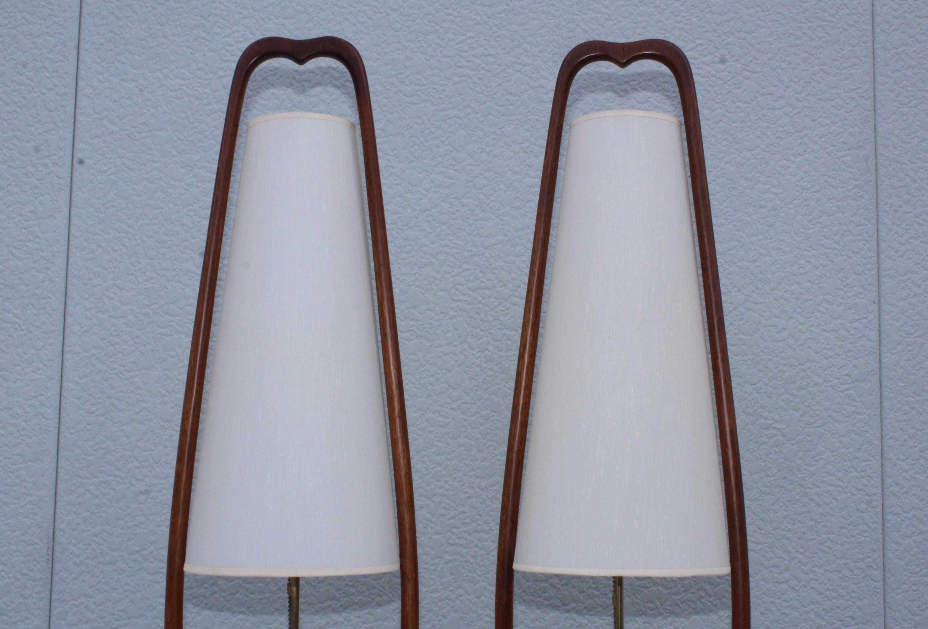 1960s Mid-Century Modern Table Lamps by Modeline 1