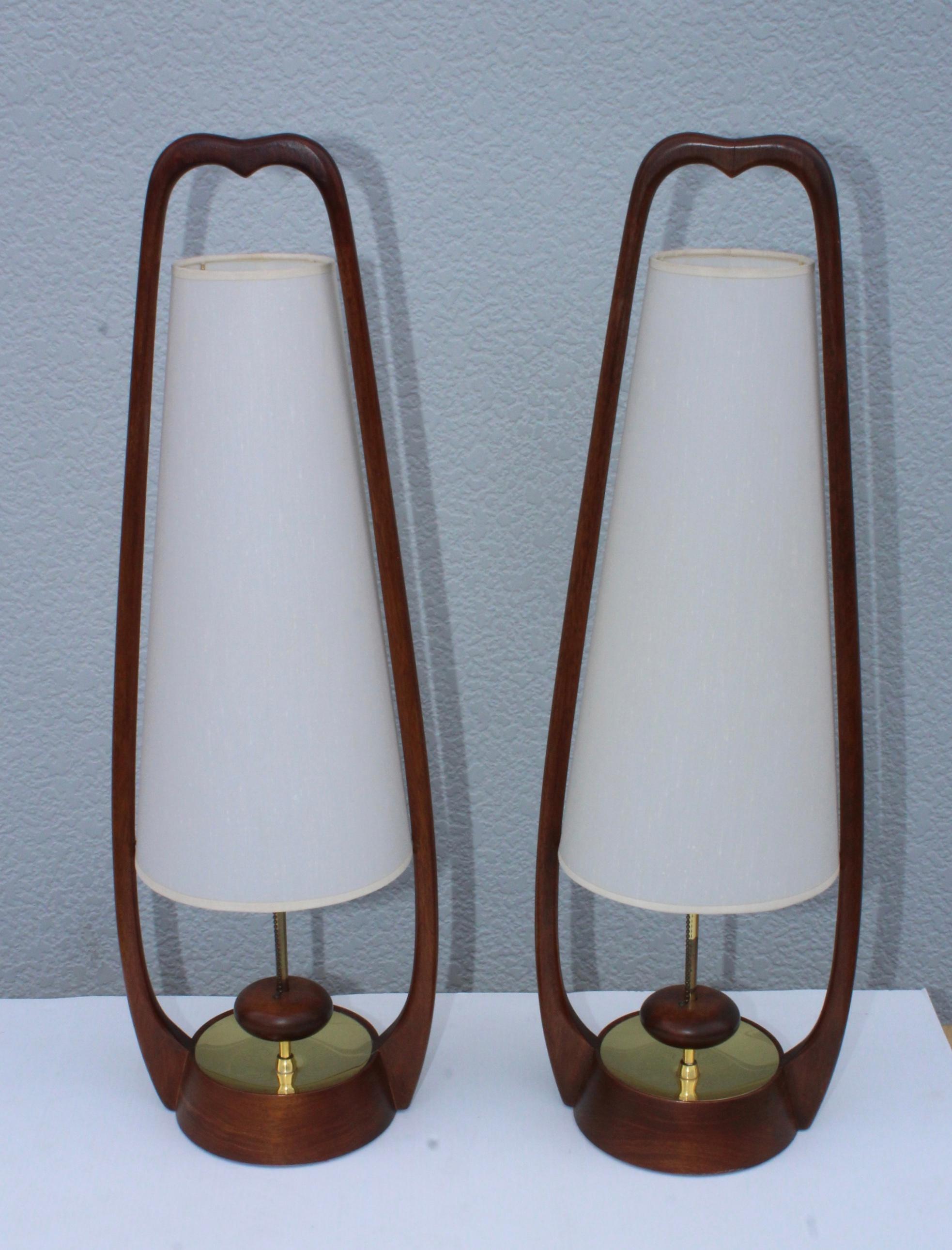 1960s Mid-Century Modern Table Lamps by Modeline 3