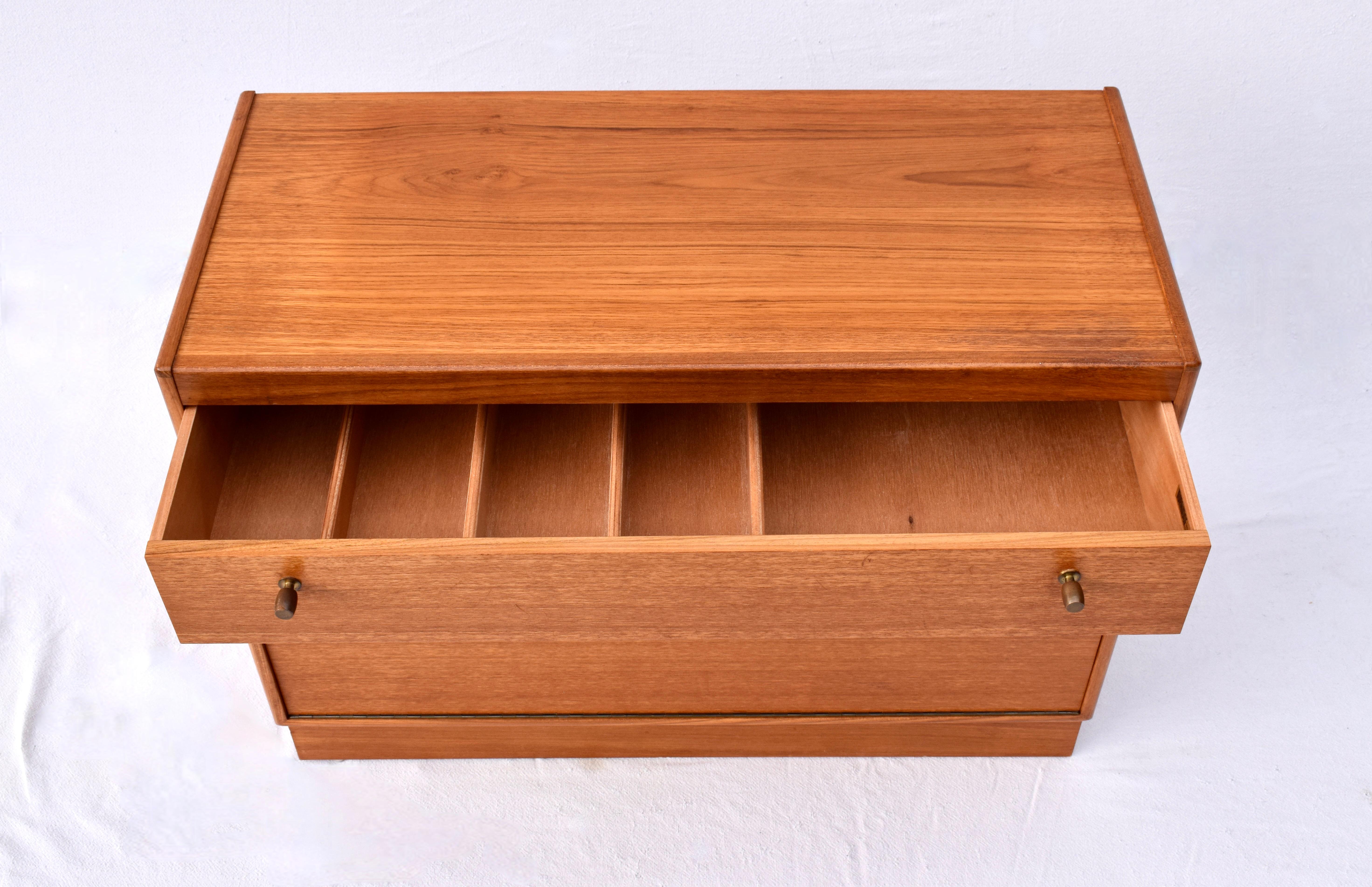 Mid-Century Modern 1960's Mid Century Modern Teak Bar Cabinet