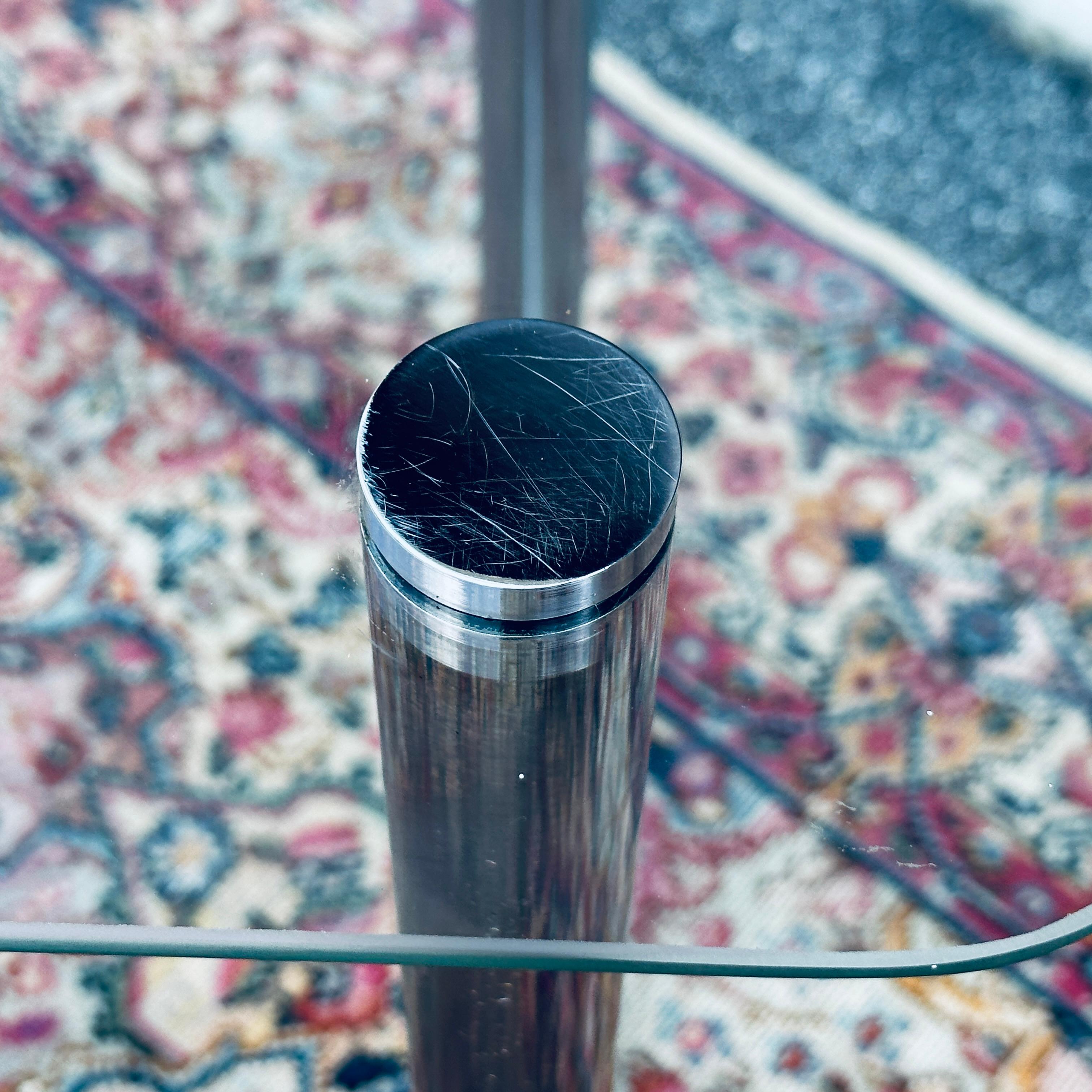 Konsolentisch aus Chromrohr mit Chromclips, Mid-Century Modern, 1960er Jahre (20. Jahrhundert) im Angebot