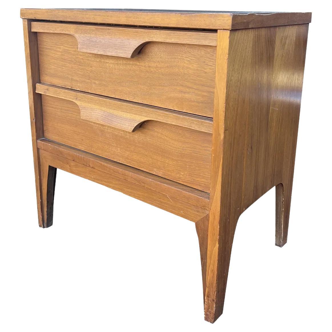 1960s Mid Century Modern Vintage Single Nightstand