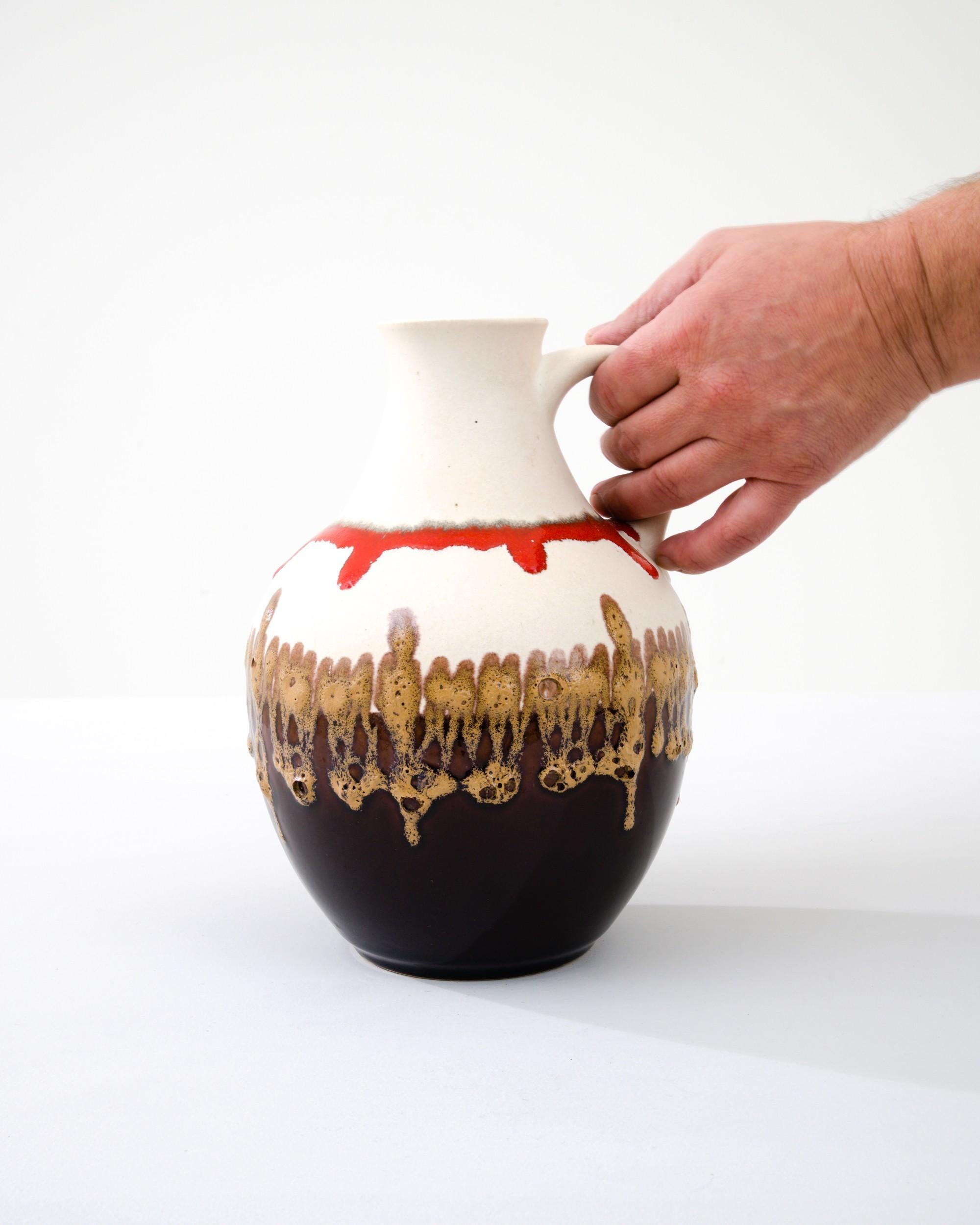 1960s Mid-Century Modern W. Germany Ceramic Jar 1