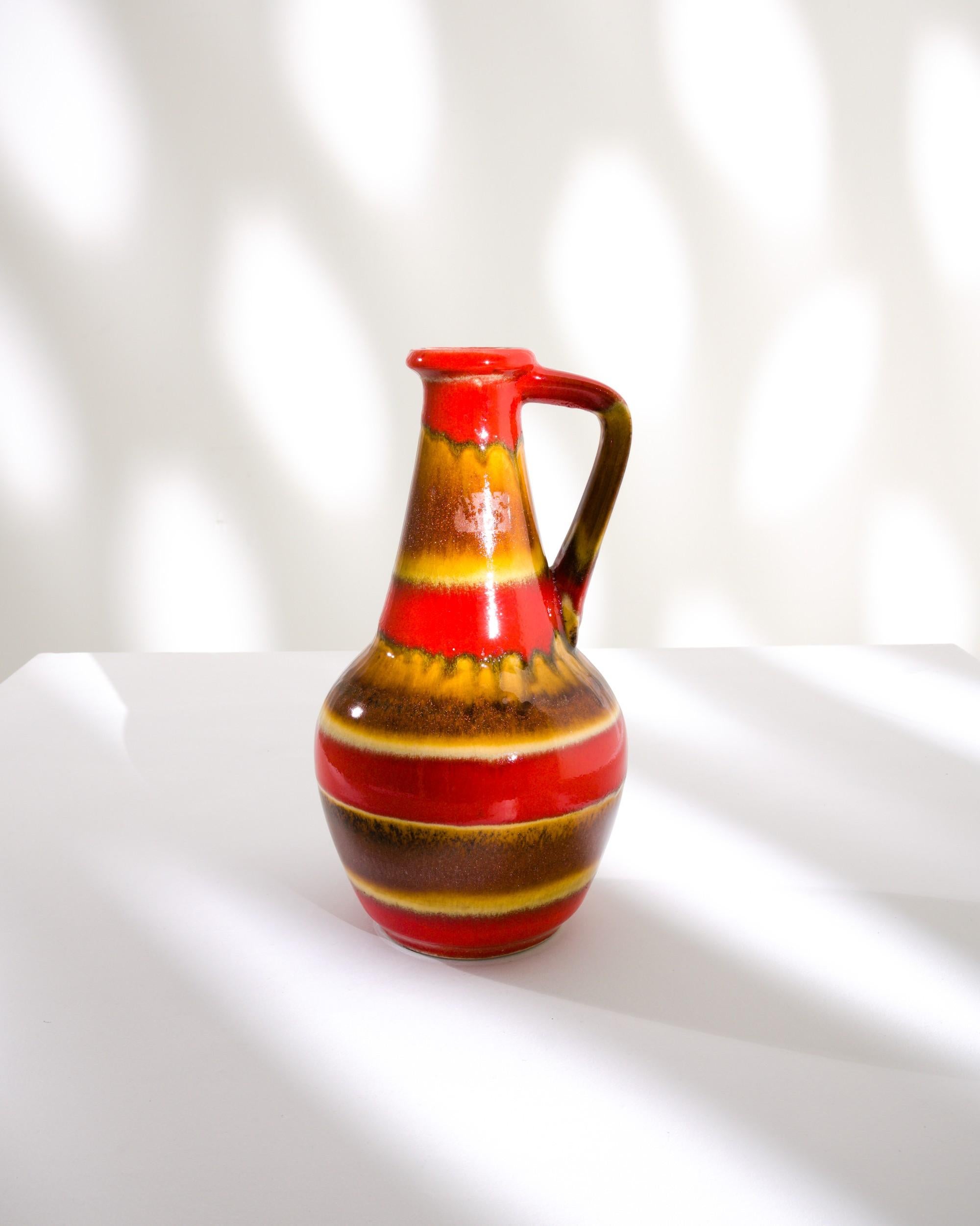 1960s Mid-Century Modern W. Germany Ceramic Jar For Sale 2