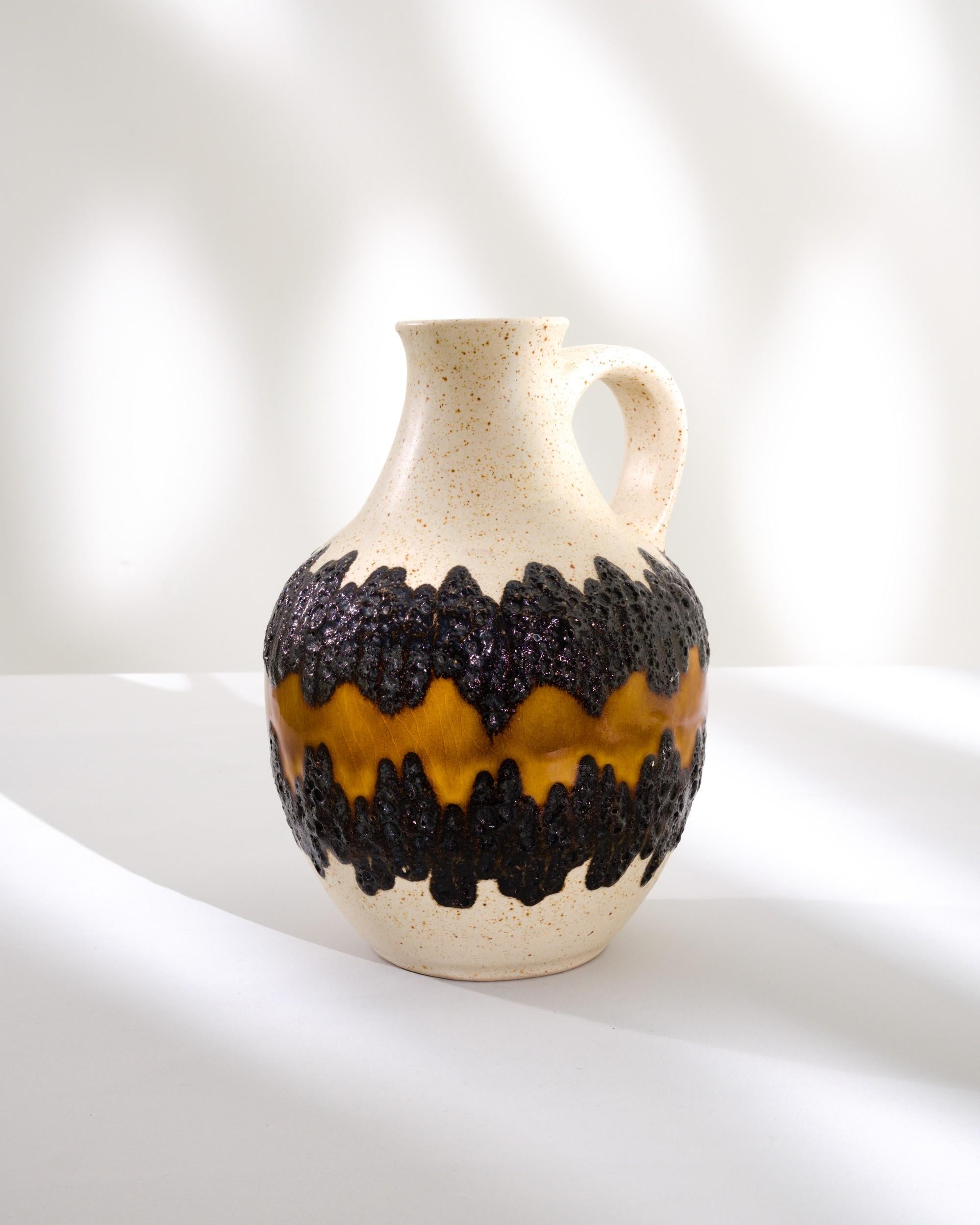 1960s Mid-Century Modern W. Germany Ceramic Jar 2