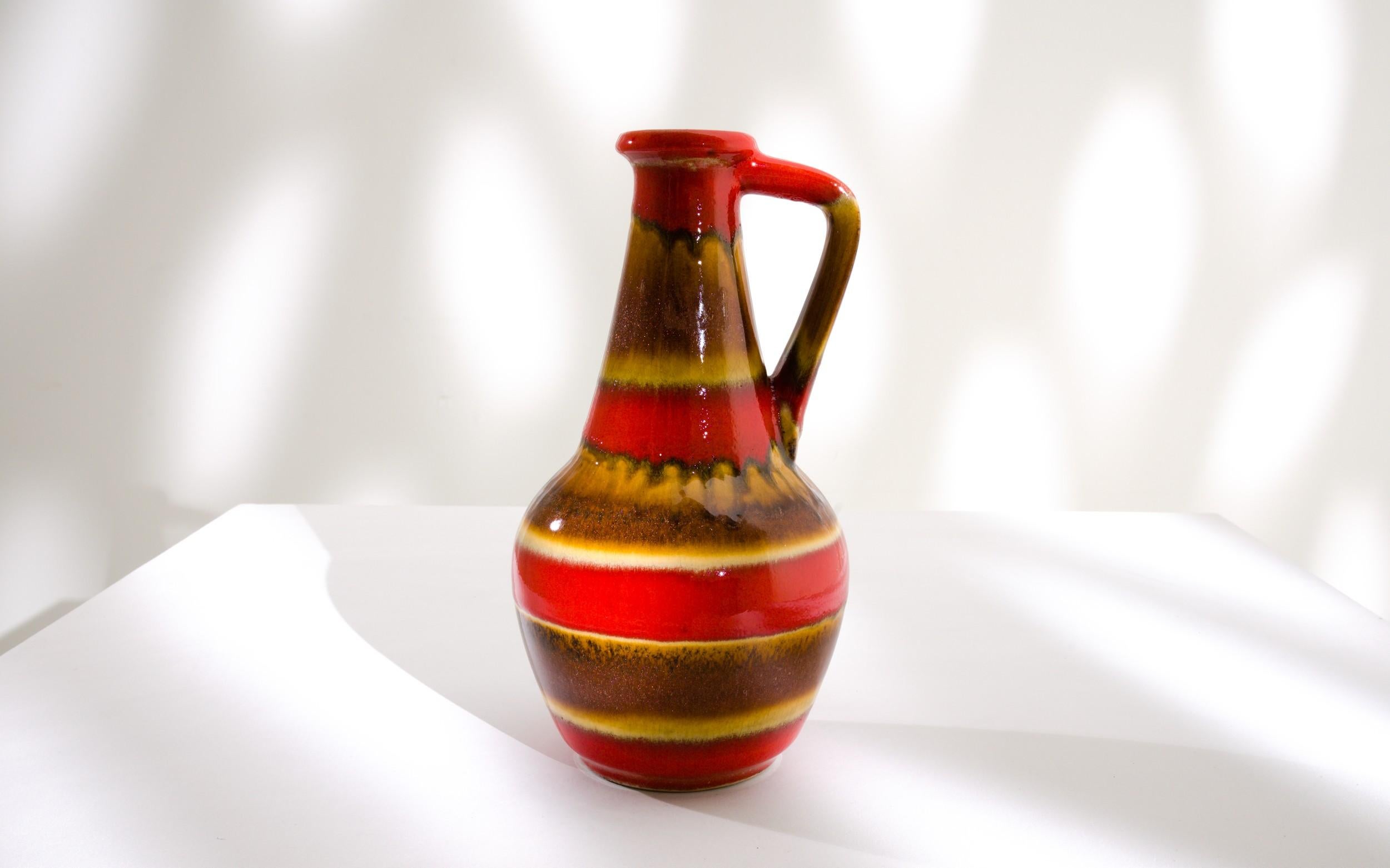 1960s Mid-Century Modern W. Germany Ceramic Jar For Sale 3