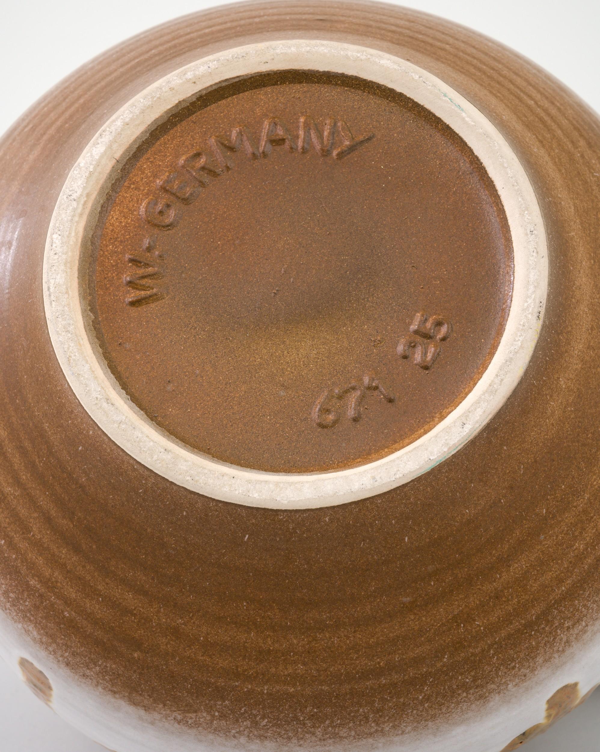 1960s Mid-Century Modern W. Germany Ceramic Pitcher 6