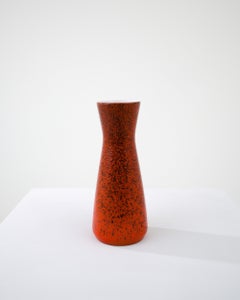Mid-Century Modern Ceramic Vase, W. Germany, Geometric Design