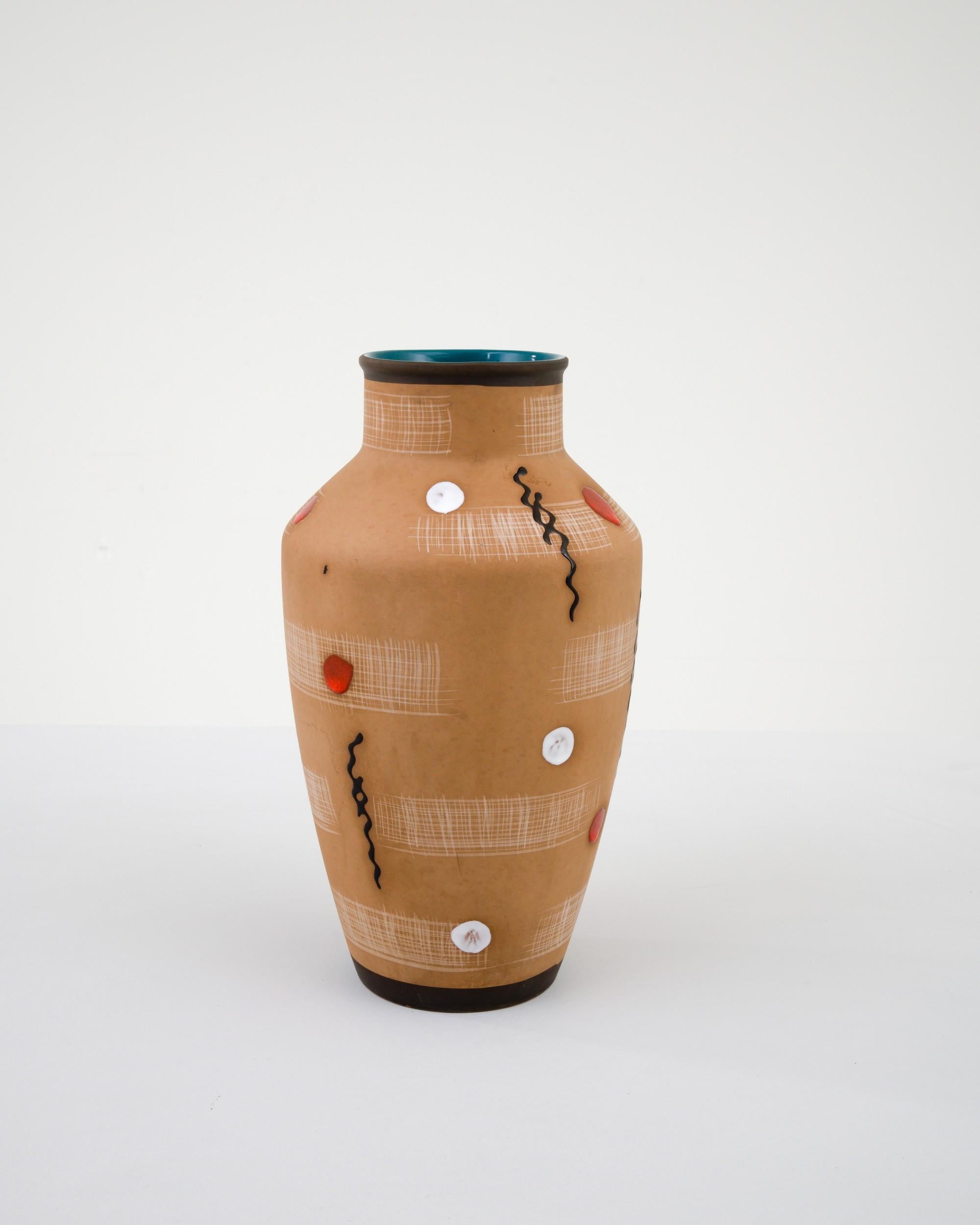 Mid-20th Century 1960s Mid-Century Modern W. Germany Ceramic Vase For Sale