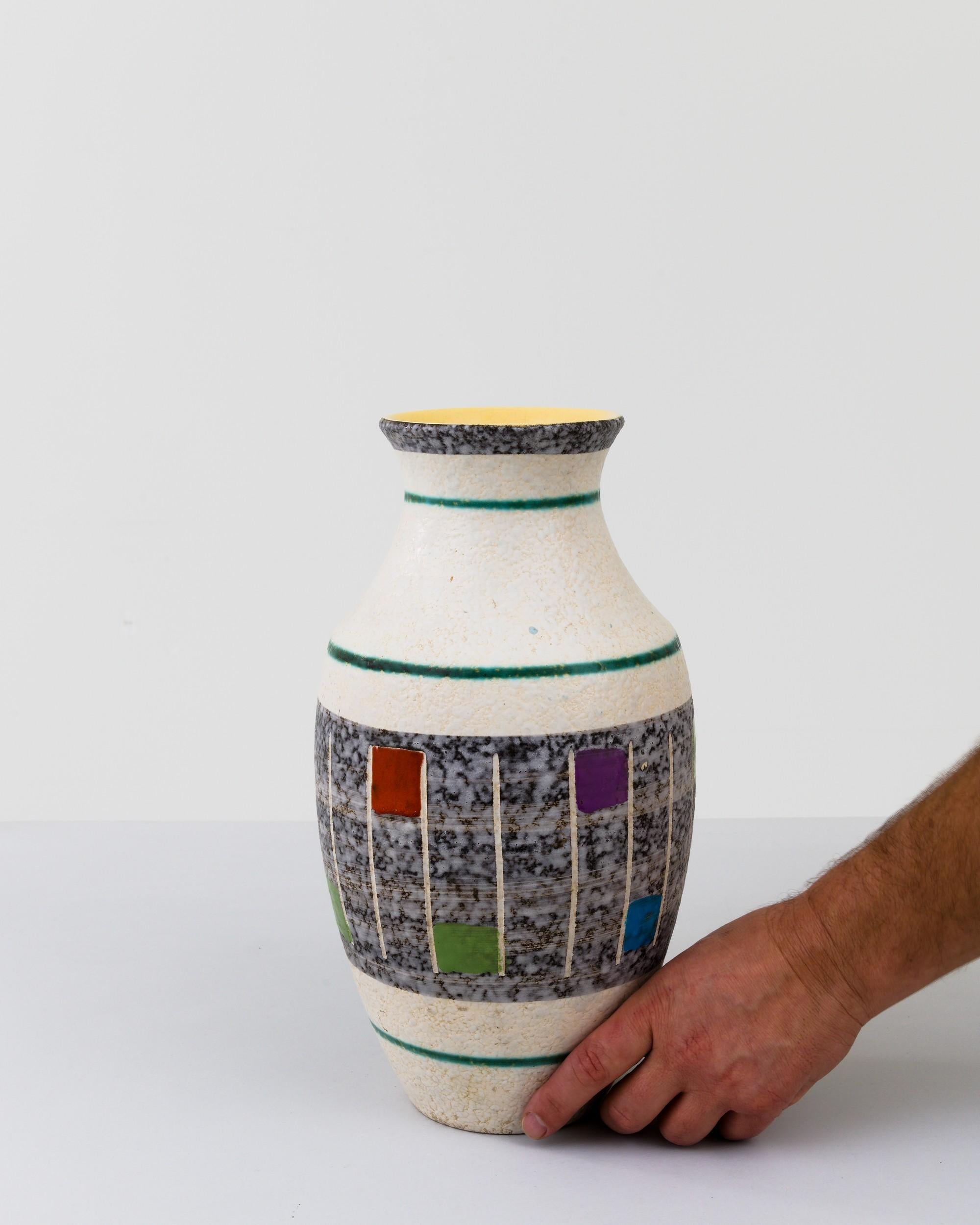 1960s Mid-Century Modern W. Germany Ceramic Vase For Sale 1