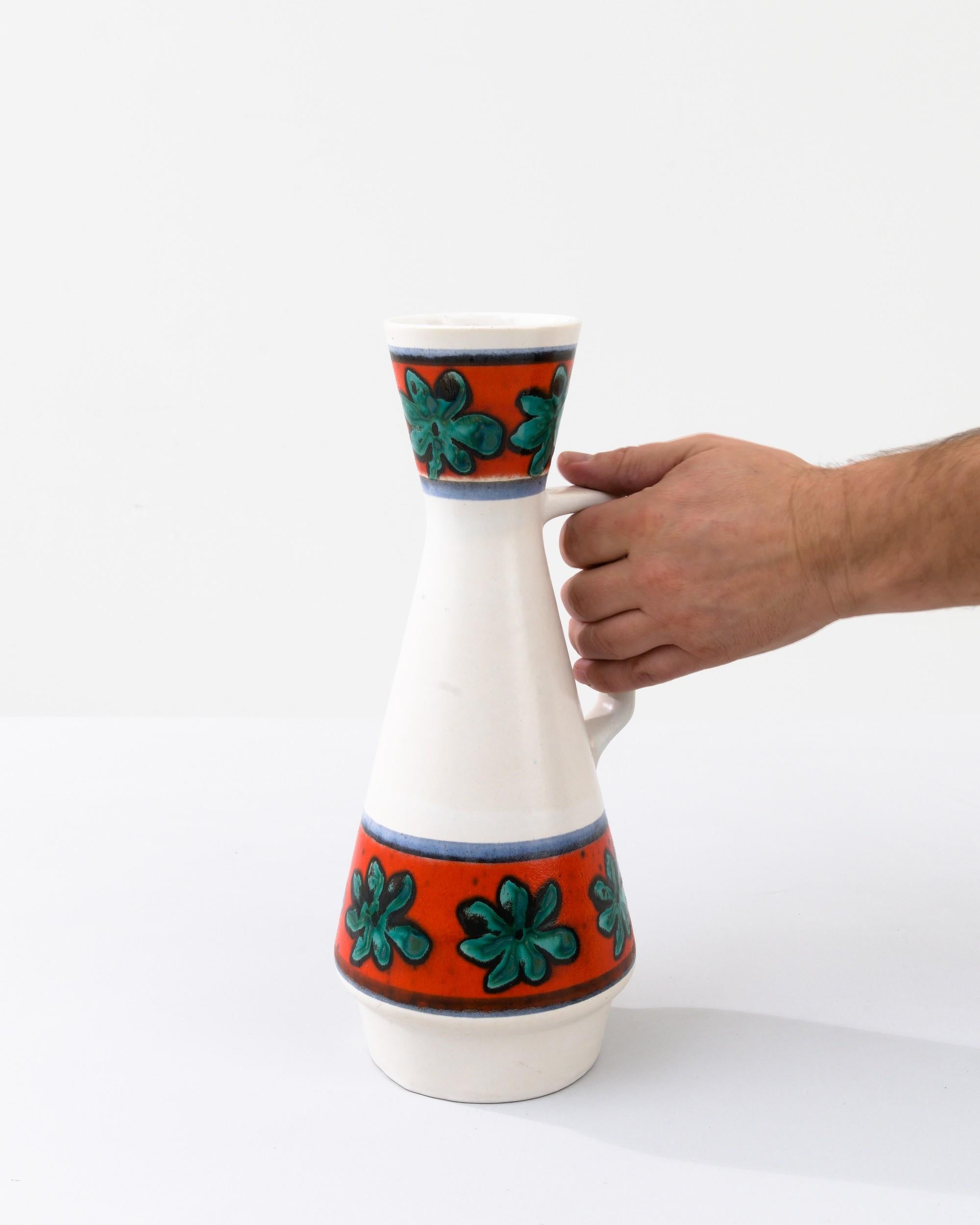 1960s Mid-Century Modern W. Germany Ceramic Vase For Sale 1