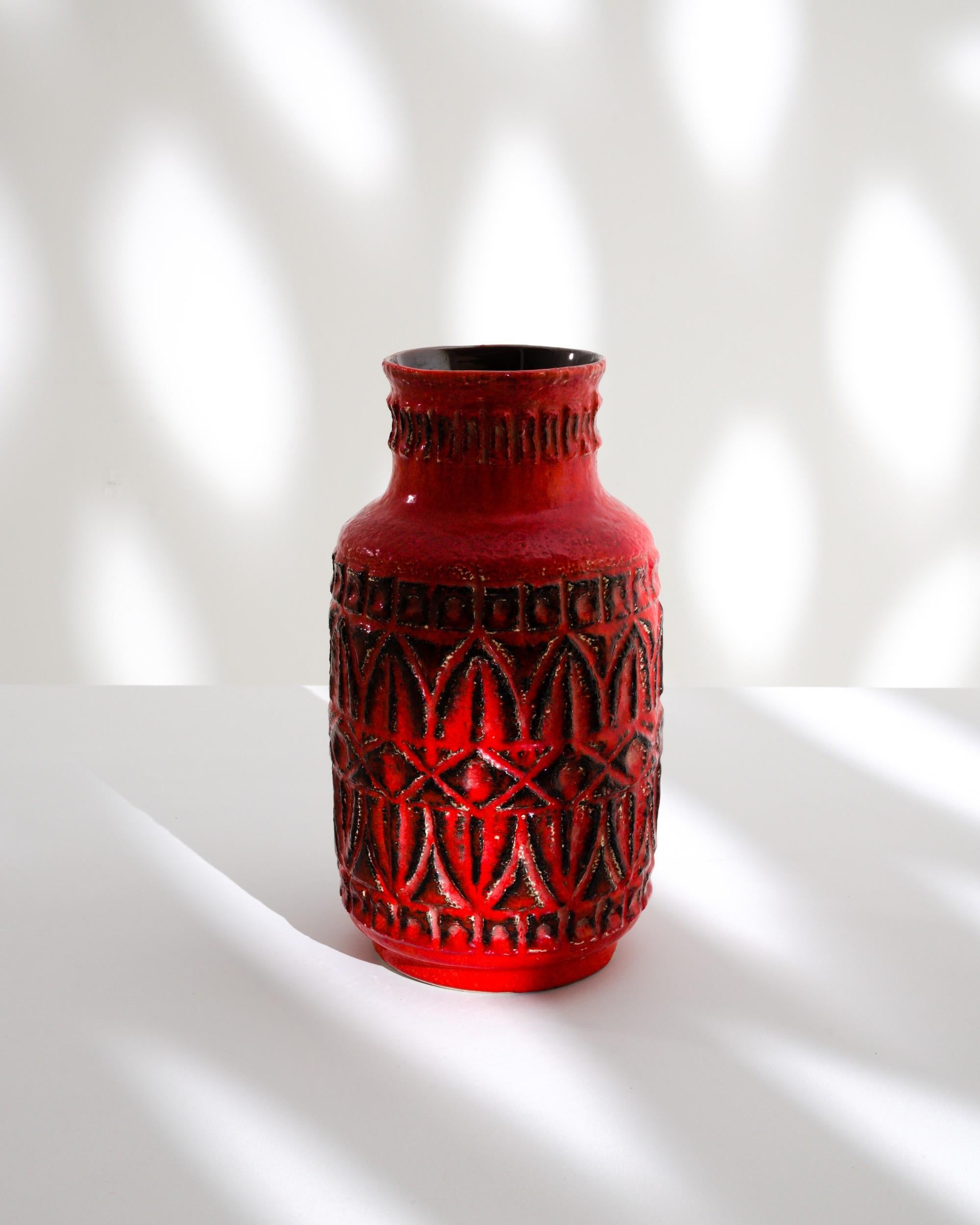 1960s Mid-Century Modern W. Germany Ceramic Vase For Sale 2