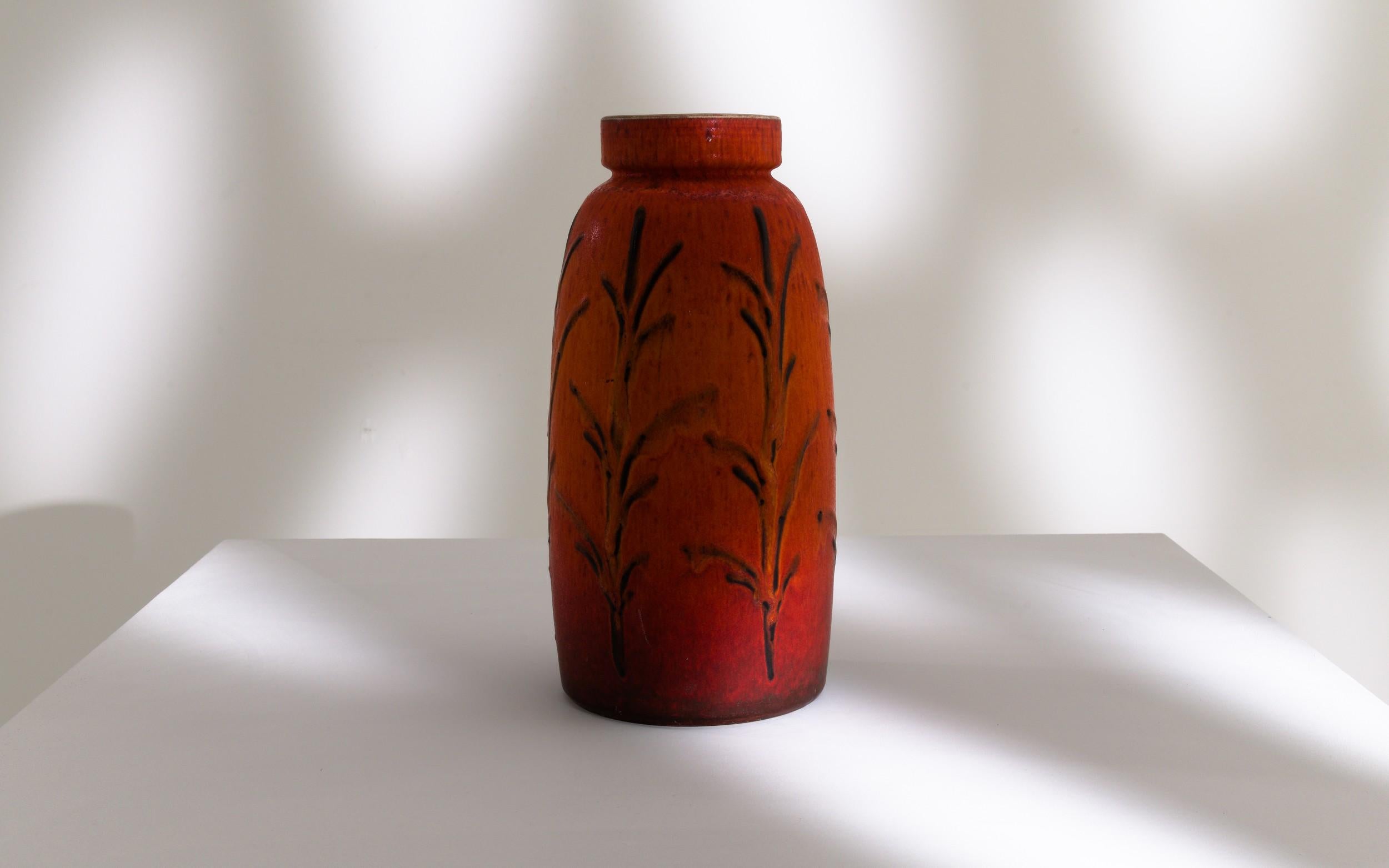 1960s Mid-Century Modern W. Germany Ceramic Vase For Sale 3