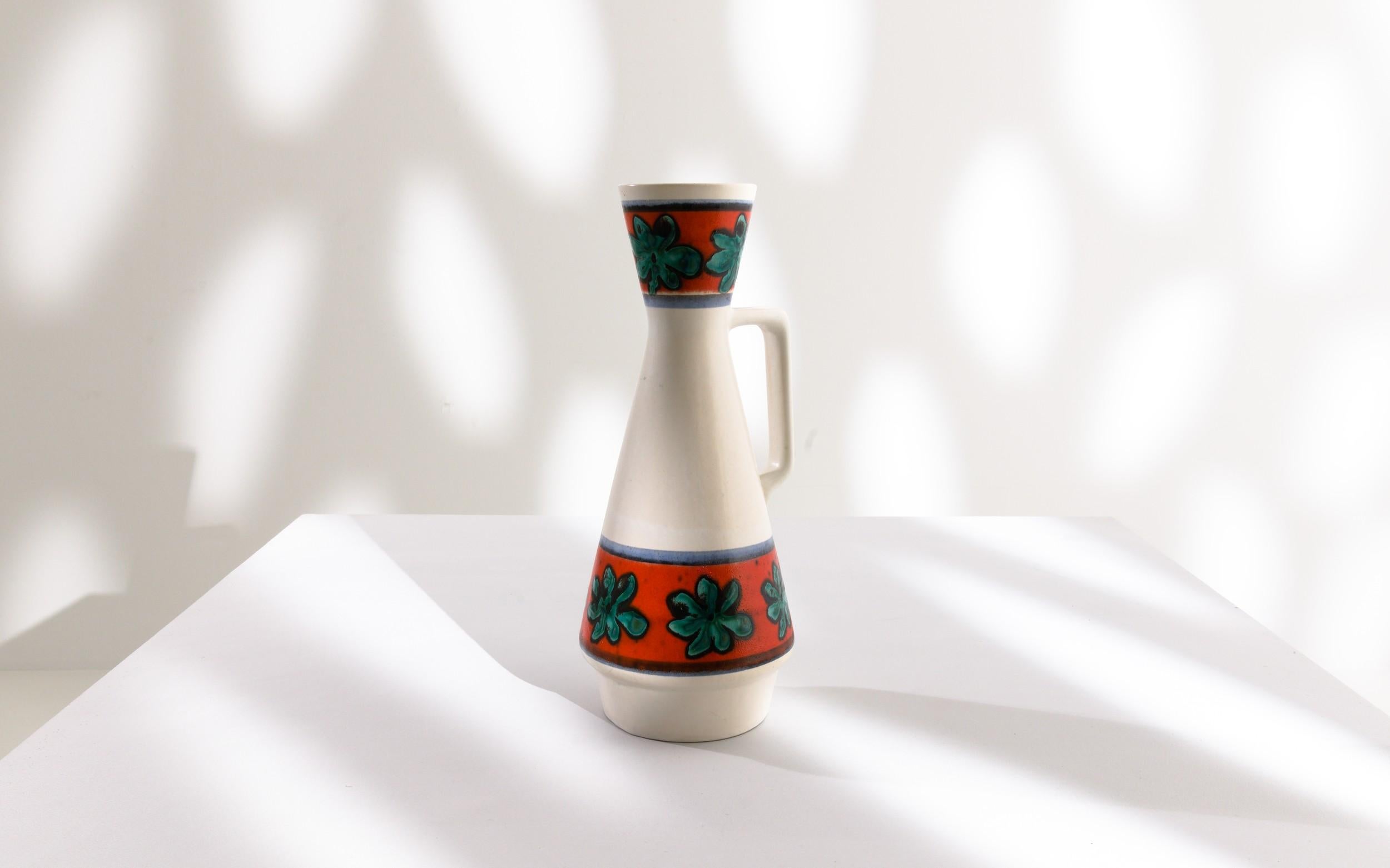 1960s Mid-Century Modern W. Germany Ceramic Vase For Sale 3