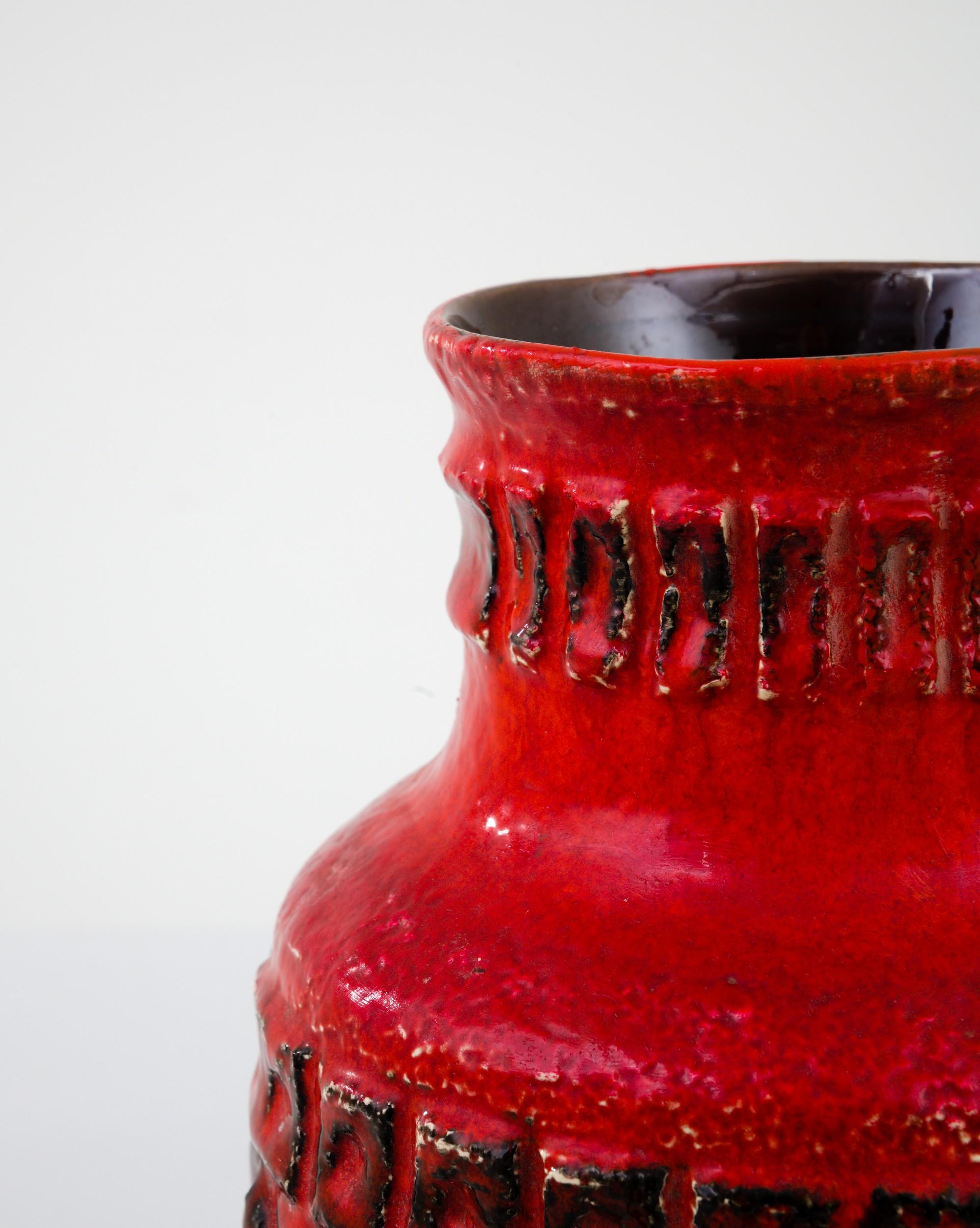 Vaso in ceramica W. Germany della metà del secolo scorso in vendita 1