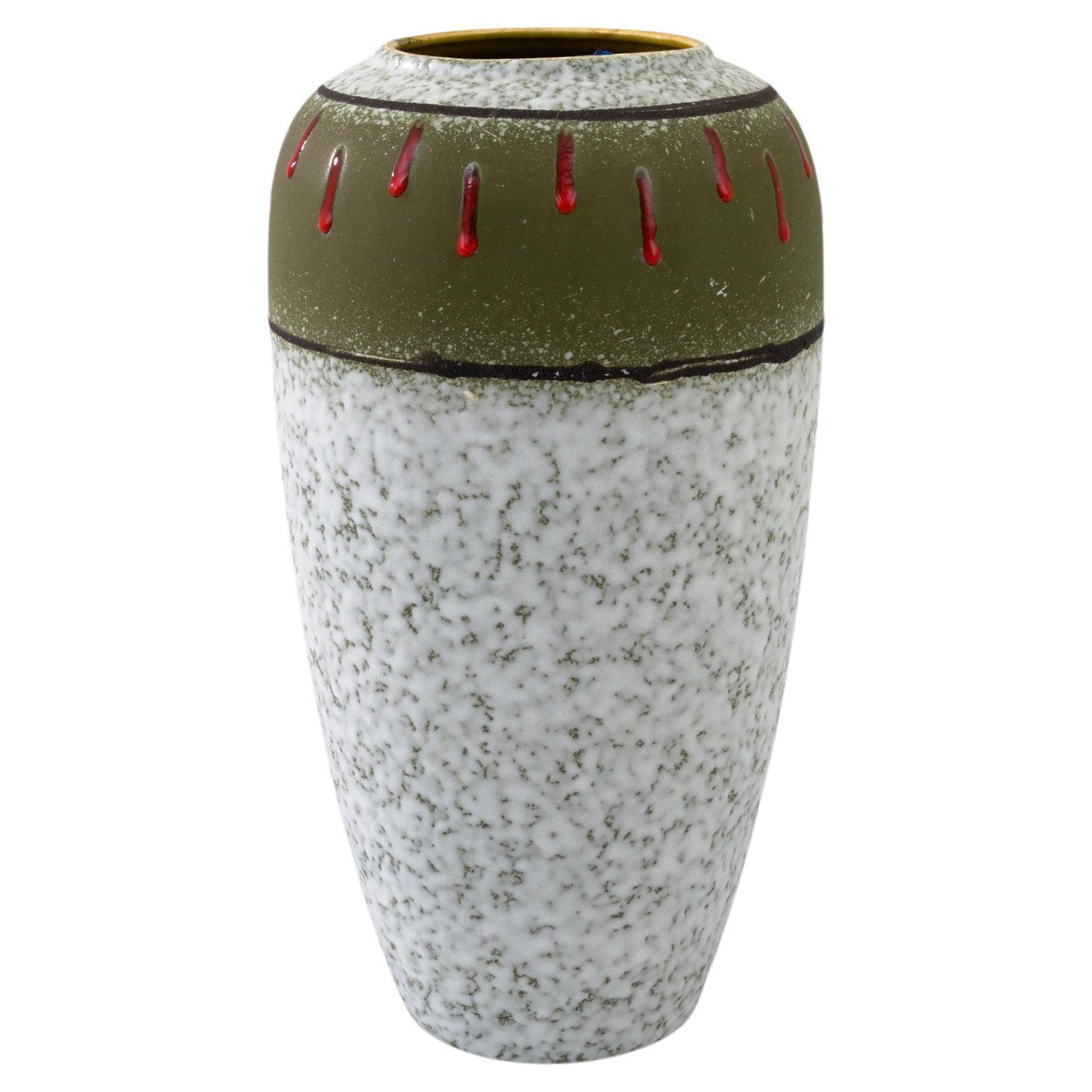 Keramikvase, Mid-Century Modern, W. Germany, 1960er Jahre