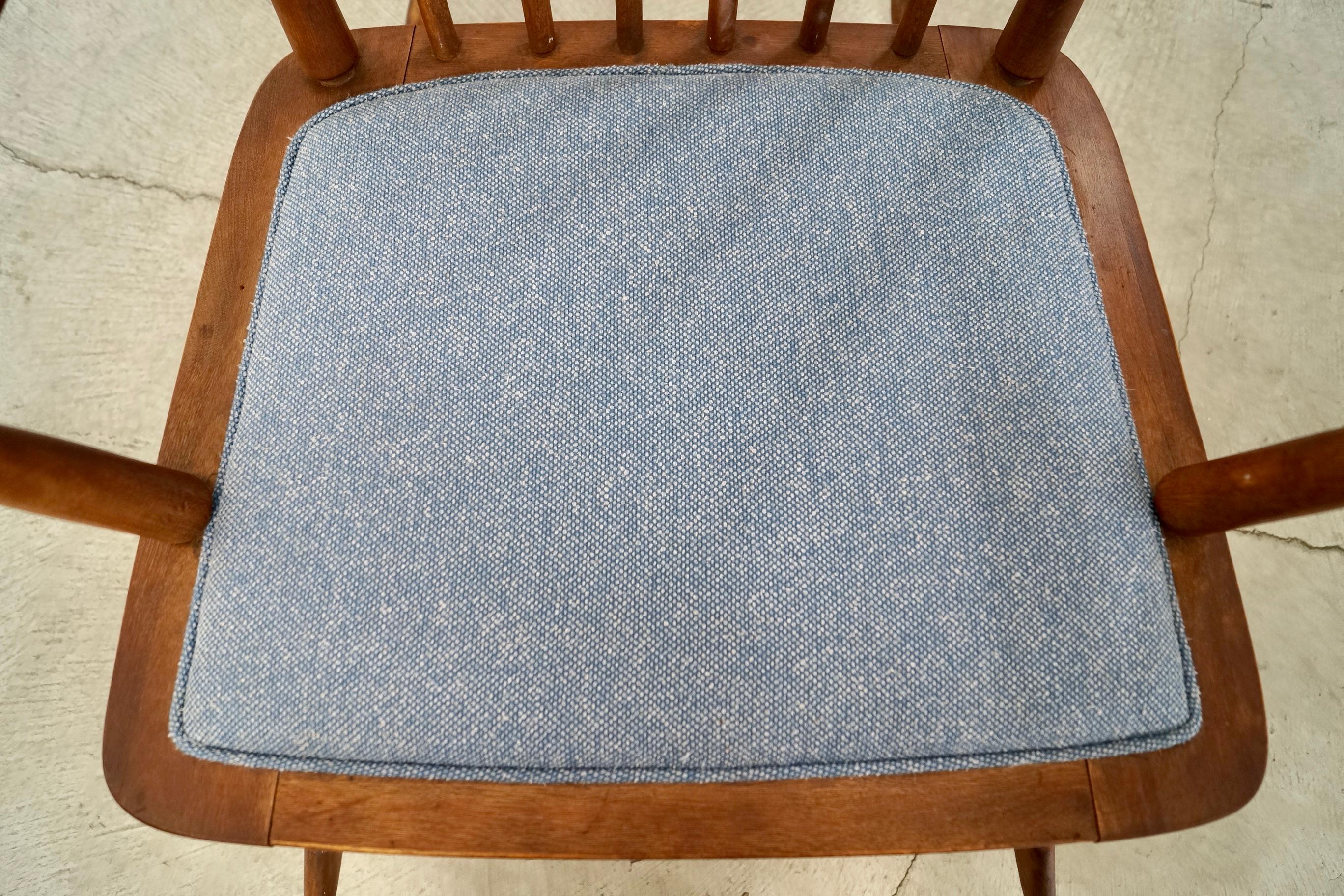 Chaise à bascule de style Mira Nakashima des années 1960, moderne du milieu du siècle dernier en vente 12