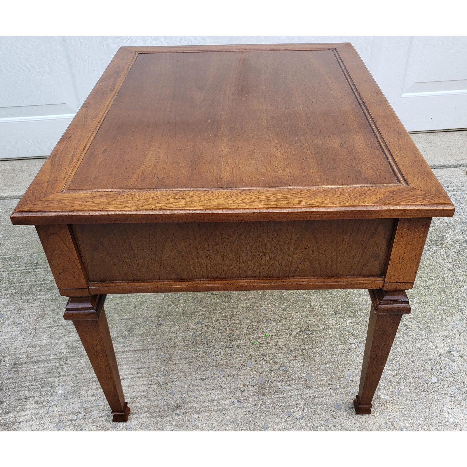 Woodwork 1960s Mid Century Modern Walnut Side Table For Sale