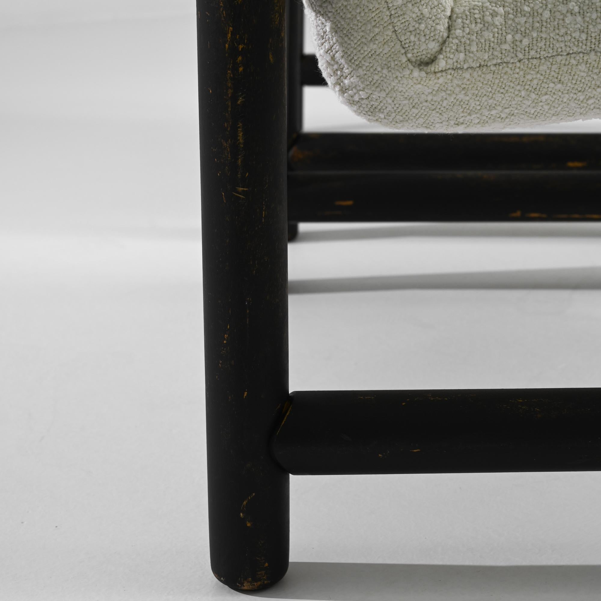 1960s Mid-Century Modern Wooden Armchairs by Ton, a Pair For Sale 1