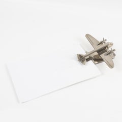 trombone pour maquette d'avion chromé des années 1960 Moderne du milieu du siècle
