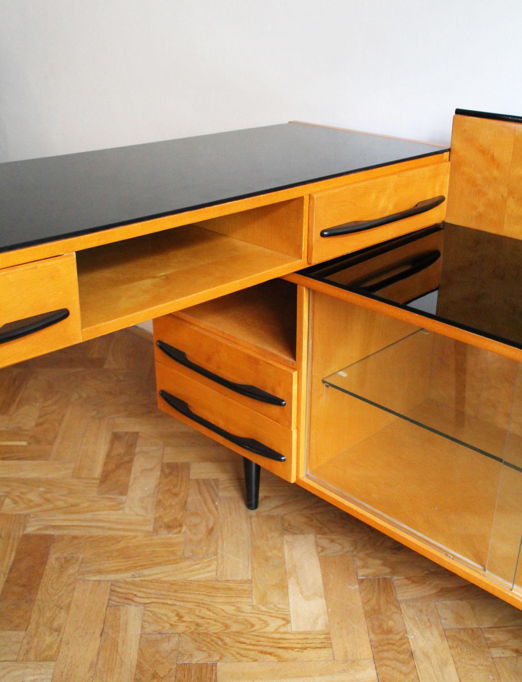 1960's Mid Century Modular Set by Mojmir Pozar for UP Zavody In Good Condition For Sale In Brno, CZ