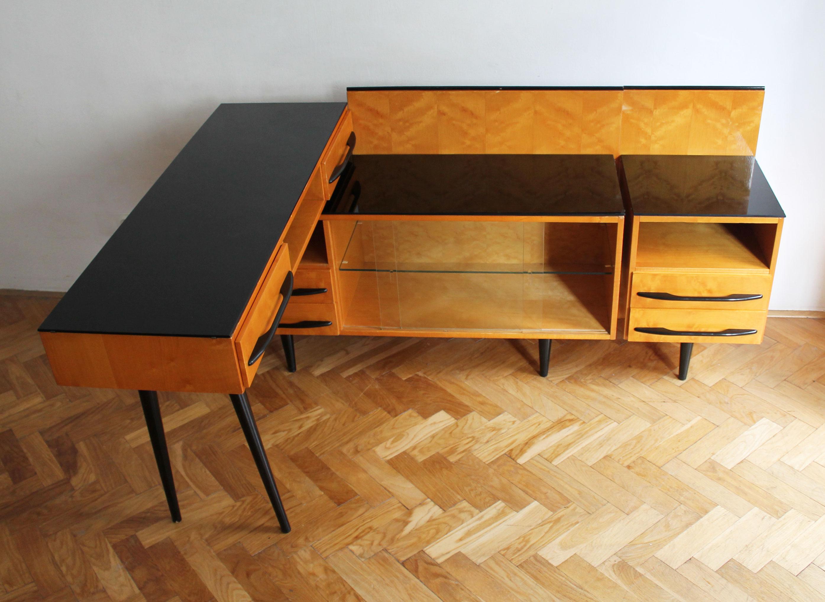 Other 1960's Mid Century Modular Set by Mojmir Pozar for UP Zavody For Sale