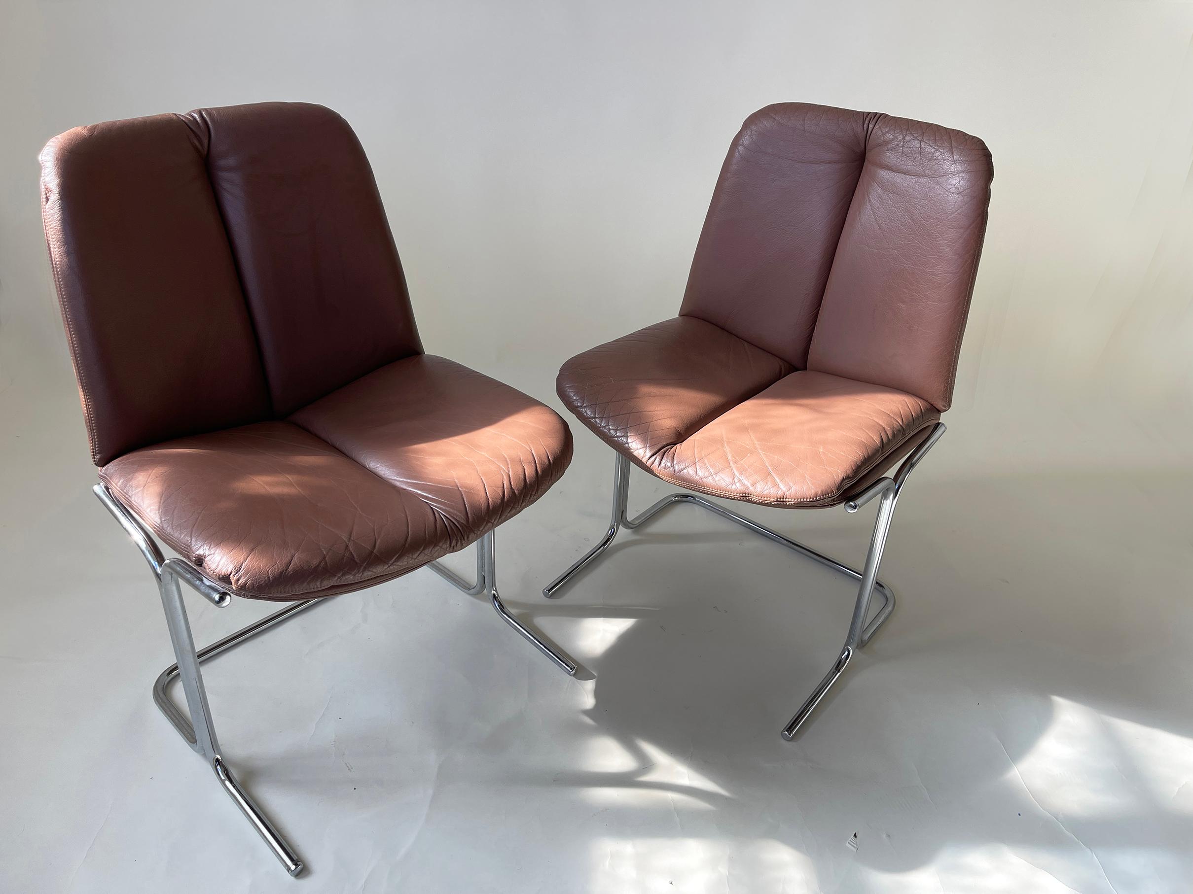 British 1960’s mid century Pieff Eleganza chairs by Tim Bates For Sale