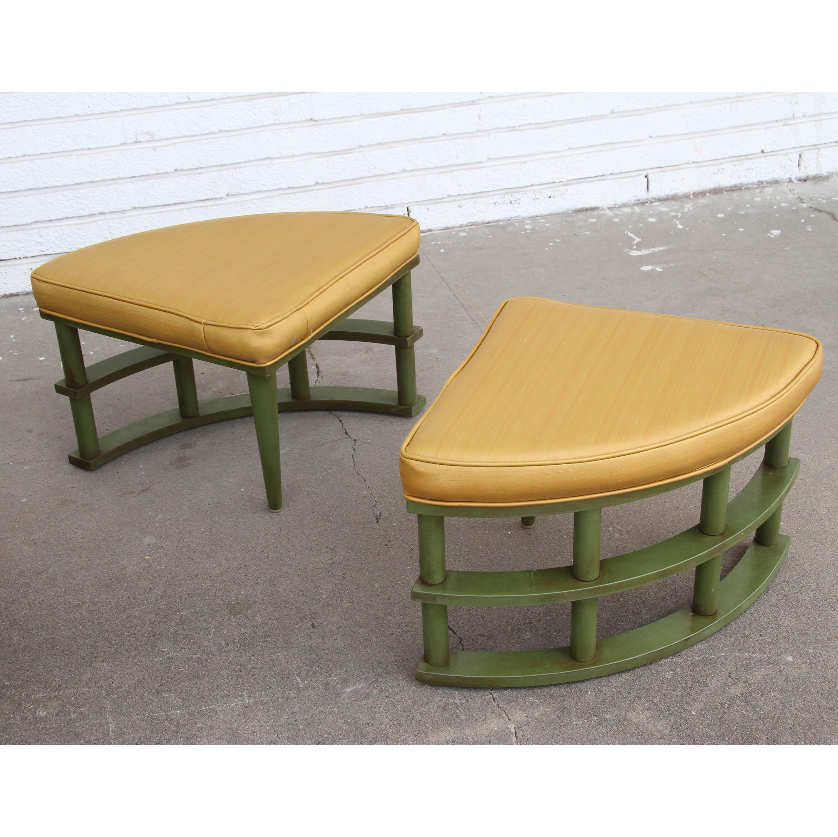 1960s Mid-Century Rattan Adjustable Coffee/Dining Table with Chairs 3