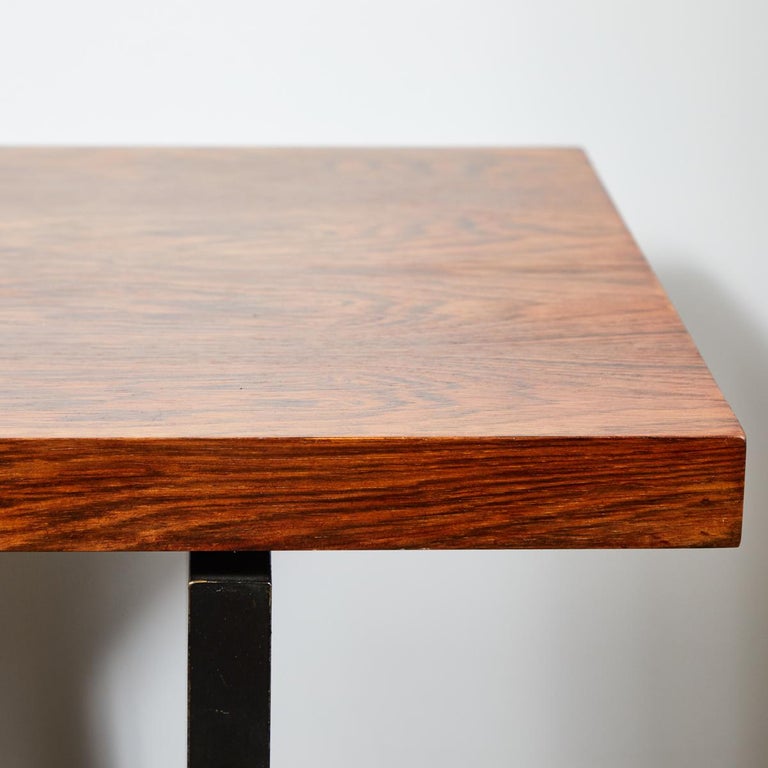Mid Century Modern Rectangular Coffee Table in Walnut at 1stDibs