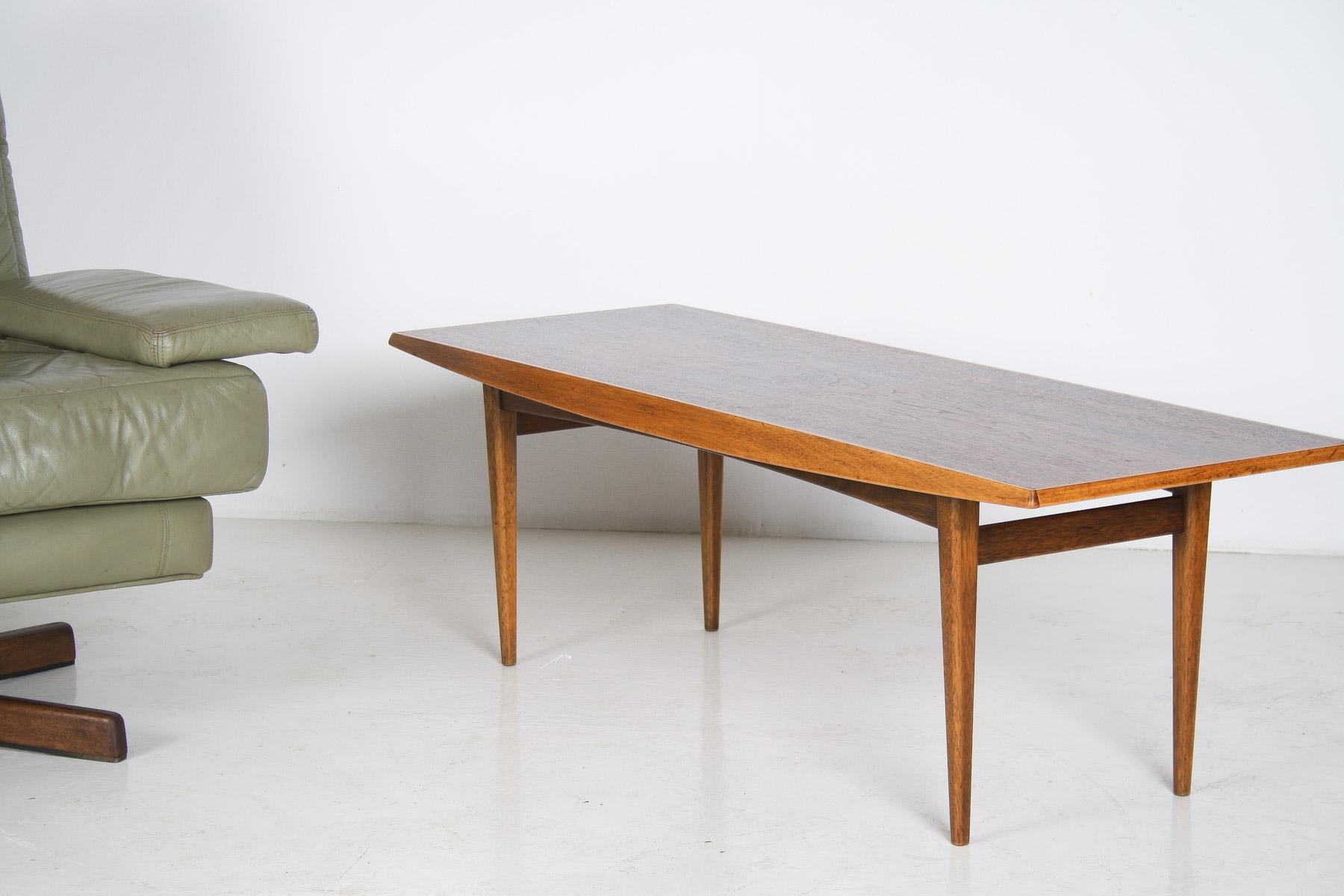 1960s Mid-Century Rectangular Teak Coffee Table 4ft Long by Gordon Russell 5