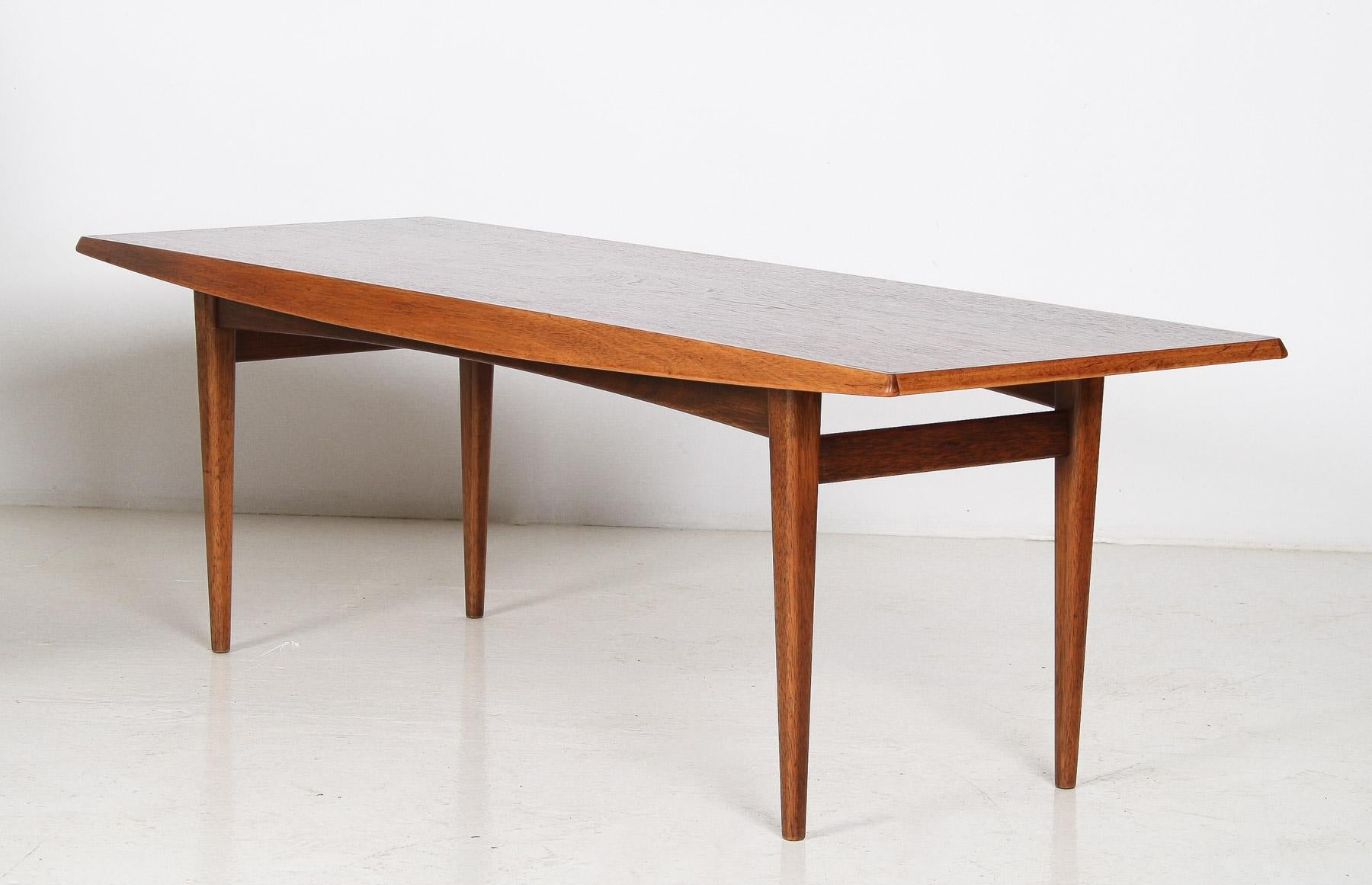 Mid-Century Modern 1960s Mid-Century Rectangular Teak Coffee Table 4ft Long by Gordon Russell