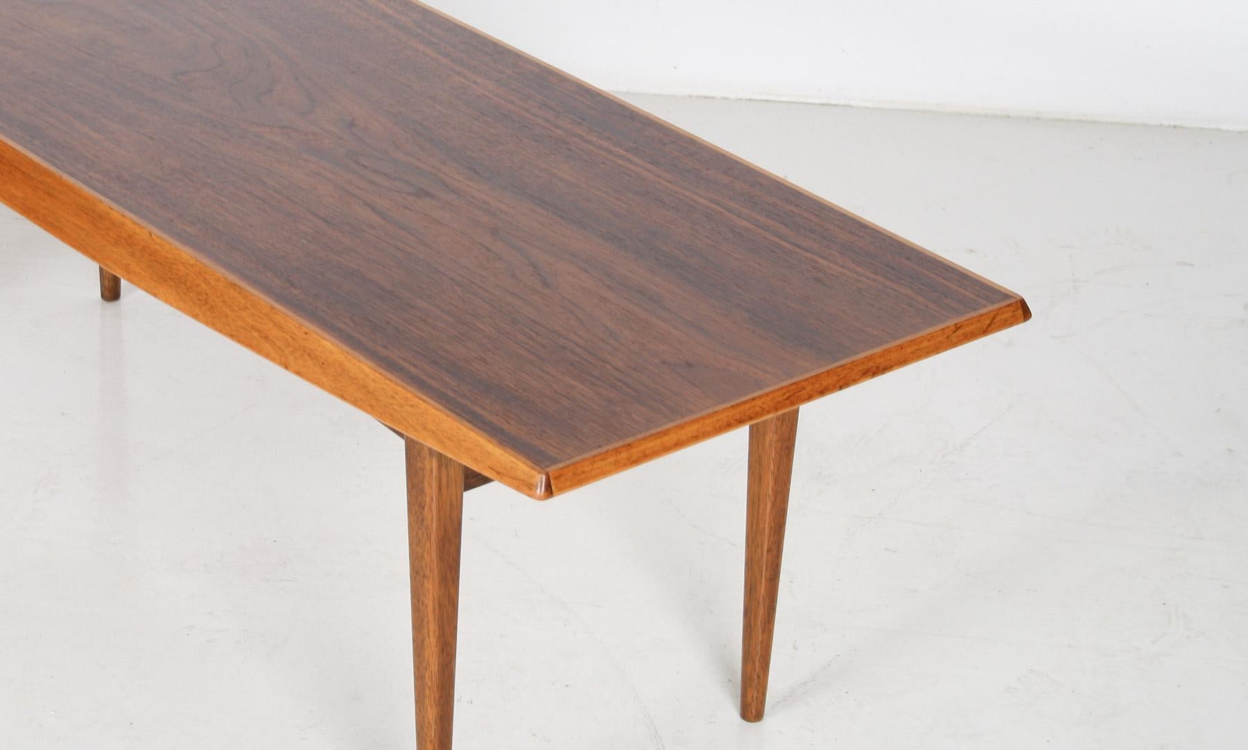 1960s Mid-Century Rectangular Teak Coffee Table 4ft Long by Gordon Russell In Good Condition In Llanbrynmair, GB