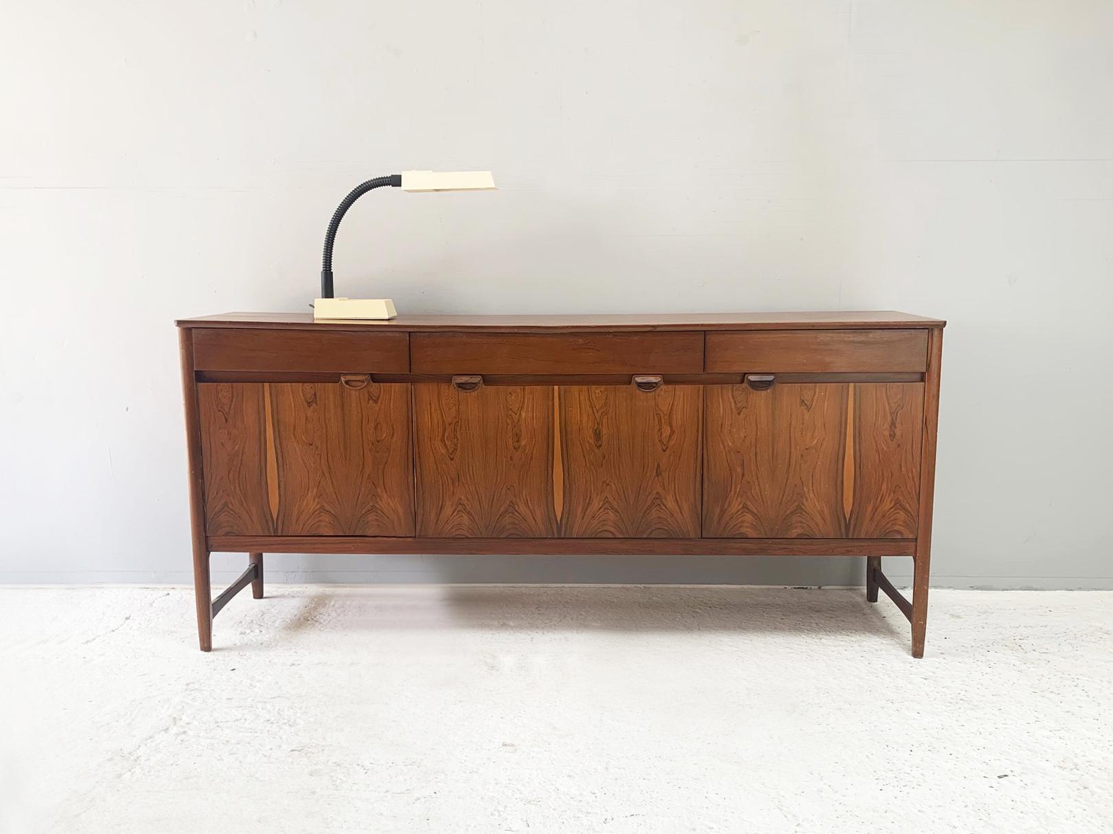 1960’s Mid Century Rosewood ‘Caspian’ Sideboard by Nathan For Sale 3