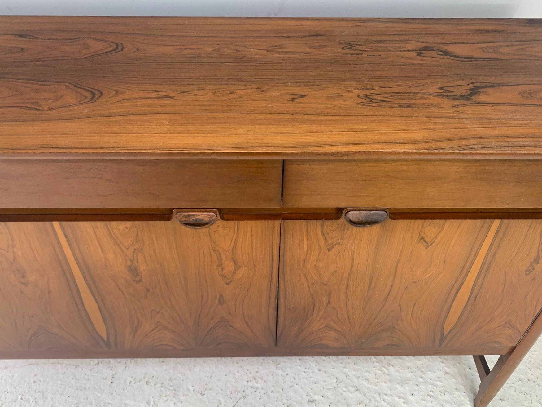 1960’s Mid Century Rosewood ‘Caspian’ Sideboard by Nathan In Good Condition For Sale In London, GB