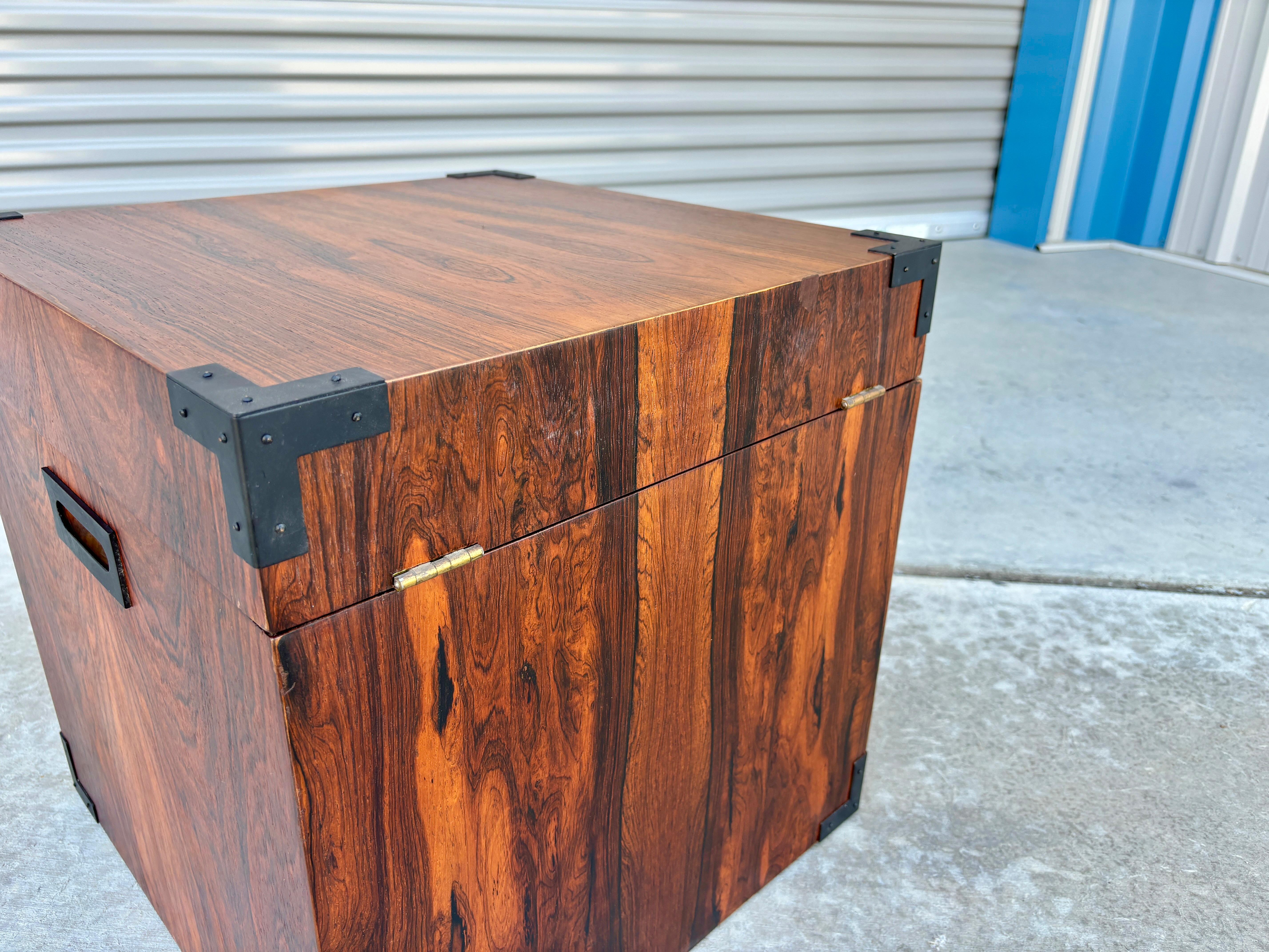 1960s Mid Century Rosewood Chest For Sale 5