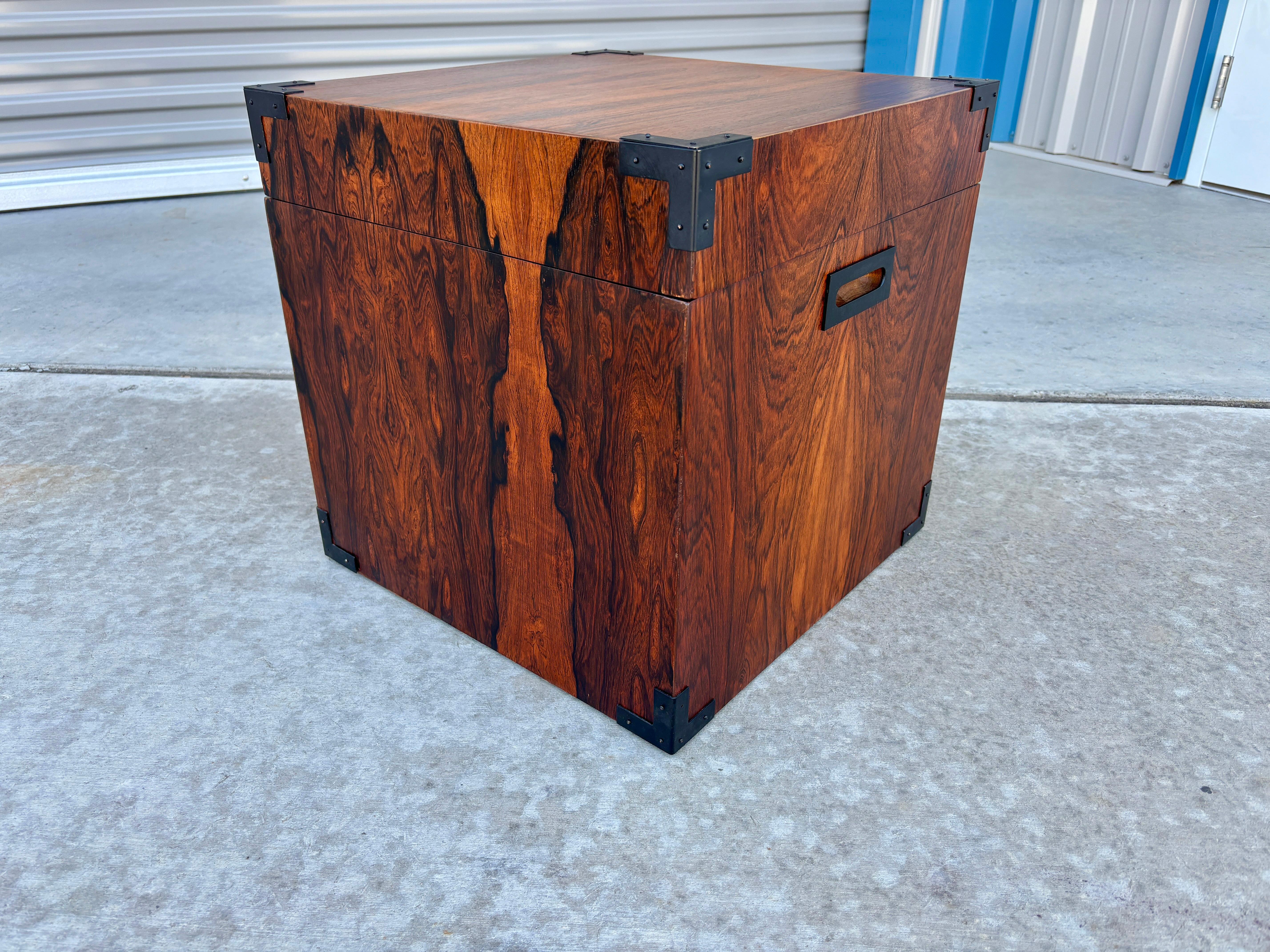 American 1960s Mid Century Rosewood Chest For Sale