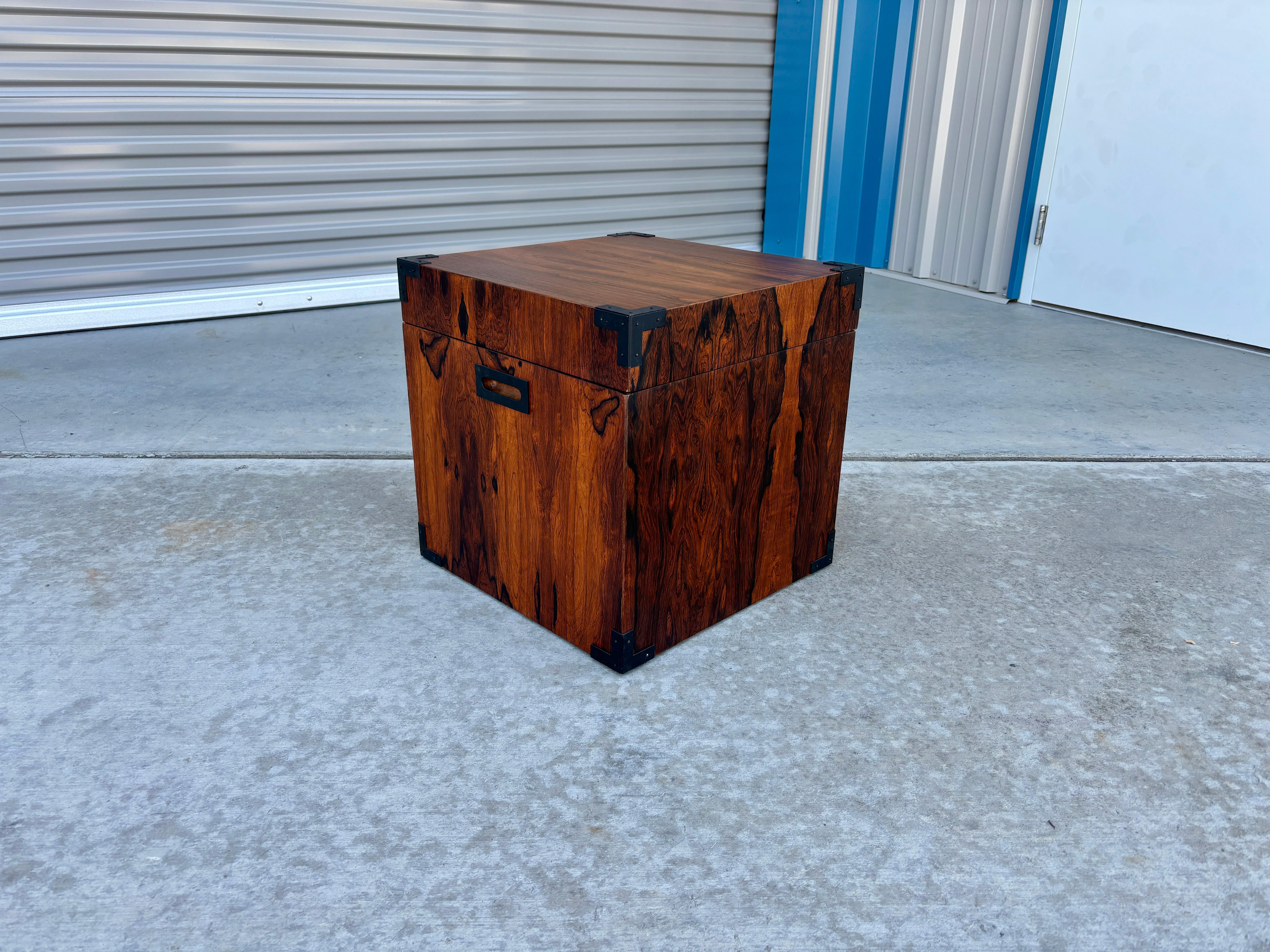 Mid-20th Century 1960s Mid Century Rosewood Chest For Sale