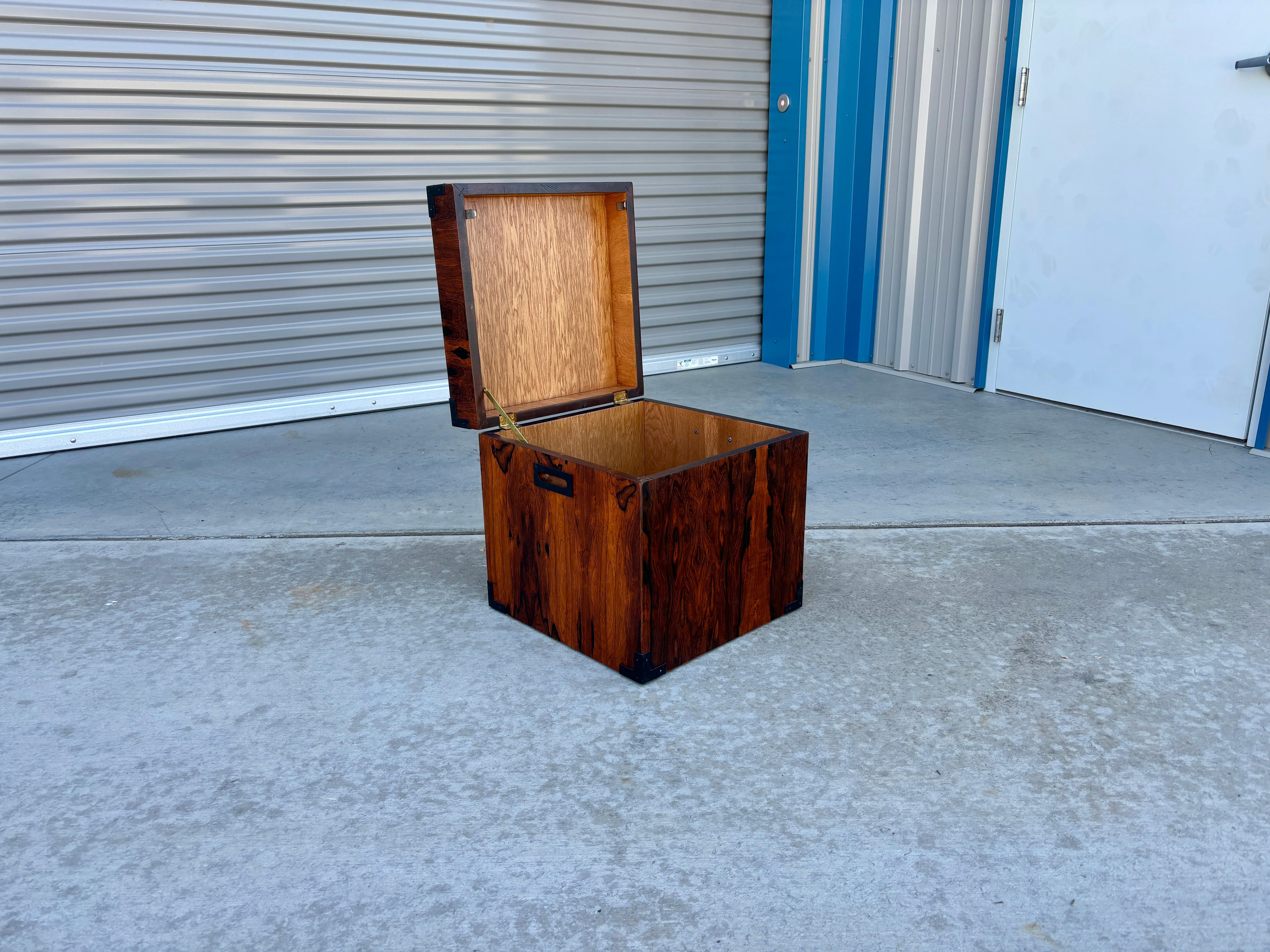 1960s Mid Century Rosewood Chest For Sale 1