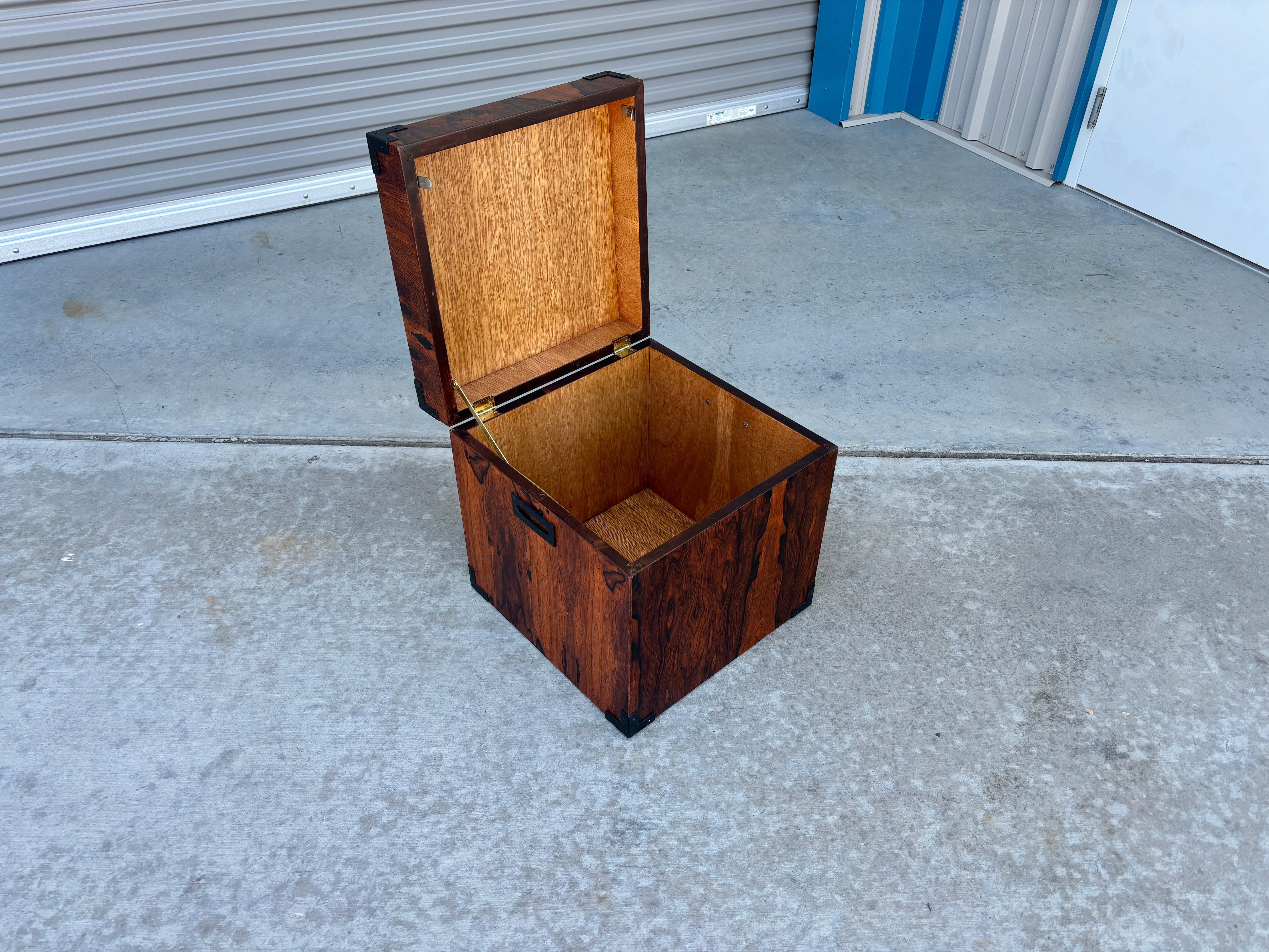 1960s Mid Century Rosewood Chest For Sale 2
