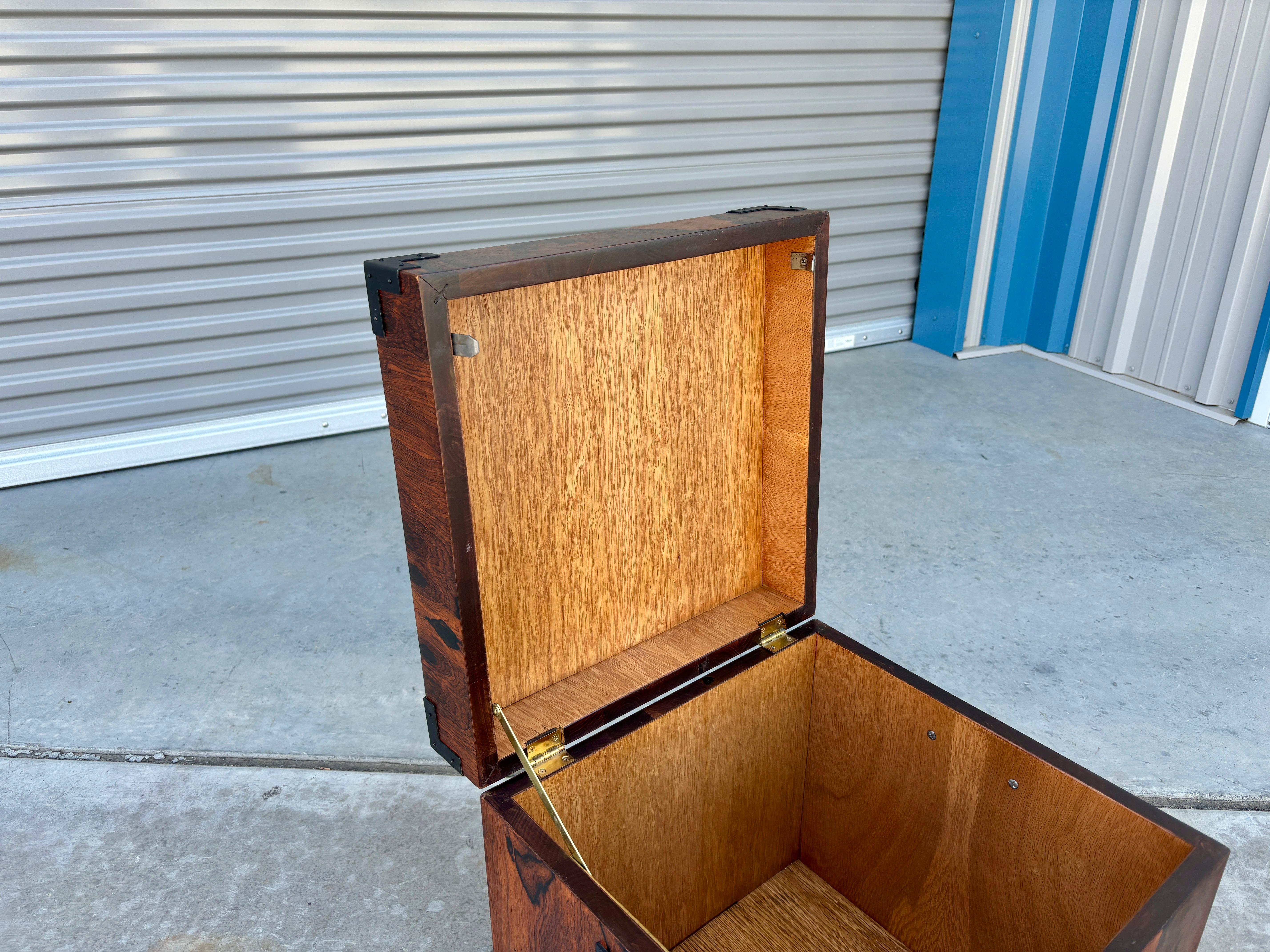 1960s Mid Century Rosewood Chest For Sale 3