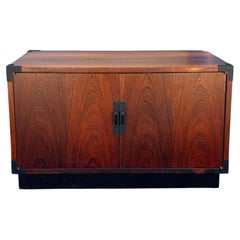 1960s Mid Century Rosewood Two-Door Cabinet