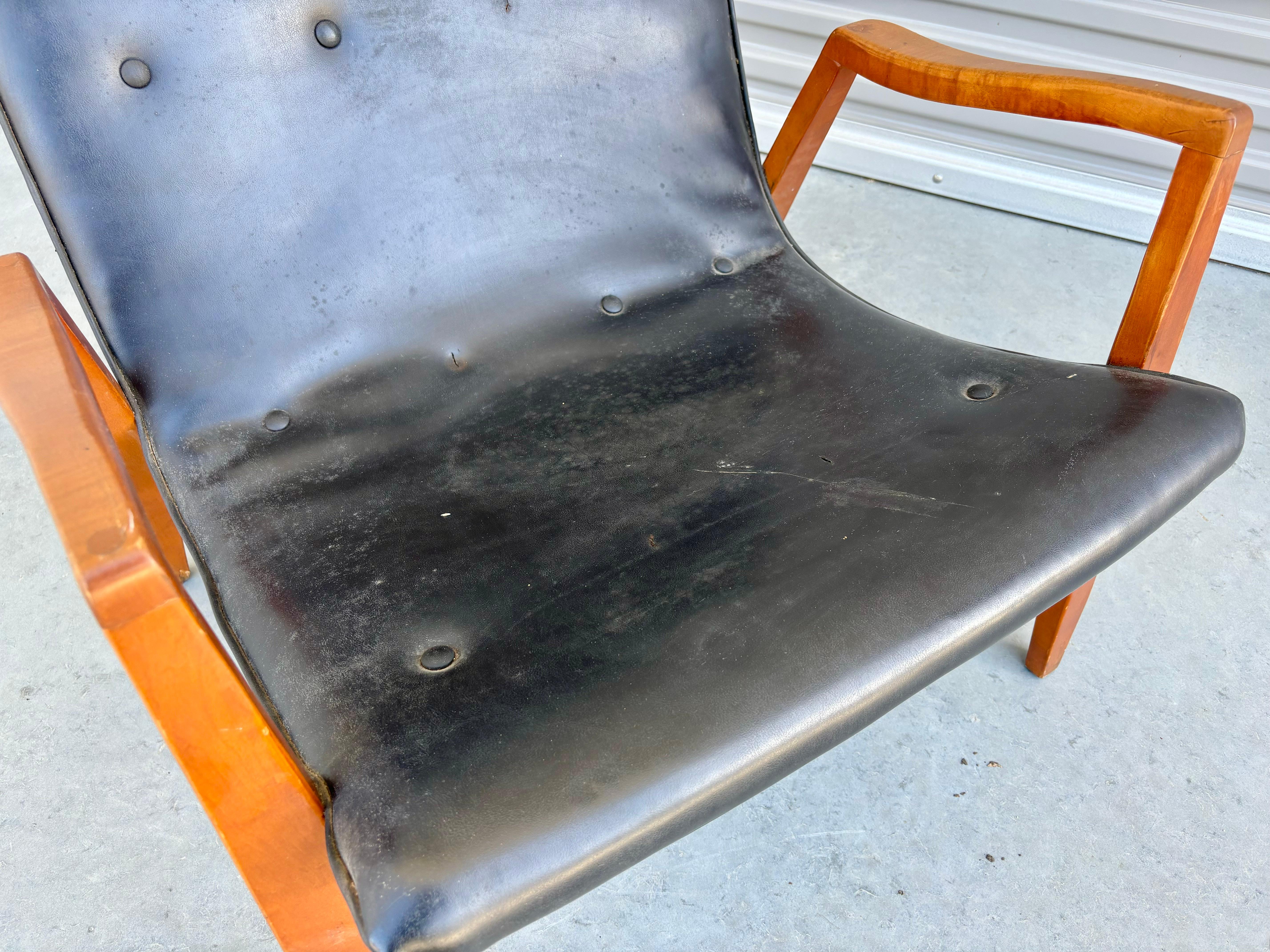 1960er Jahre Mid Century Scoop Lounge Chair Entworfen von Milo Baughman im Angebot 4