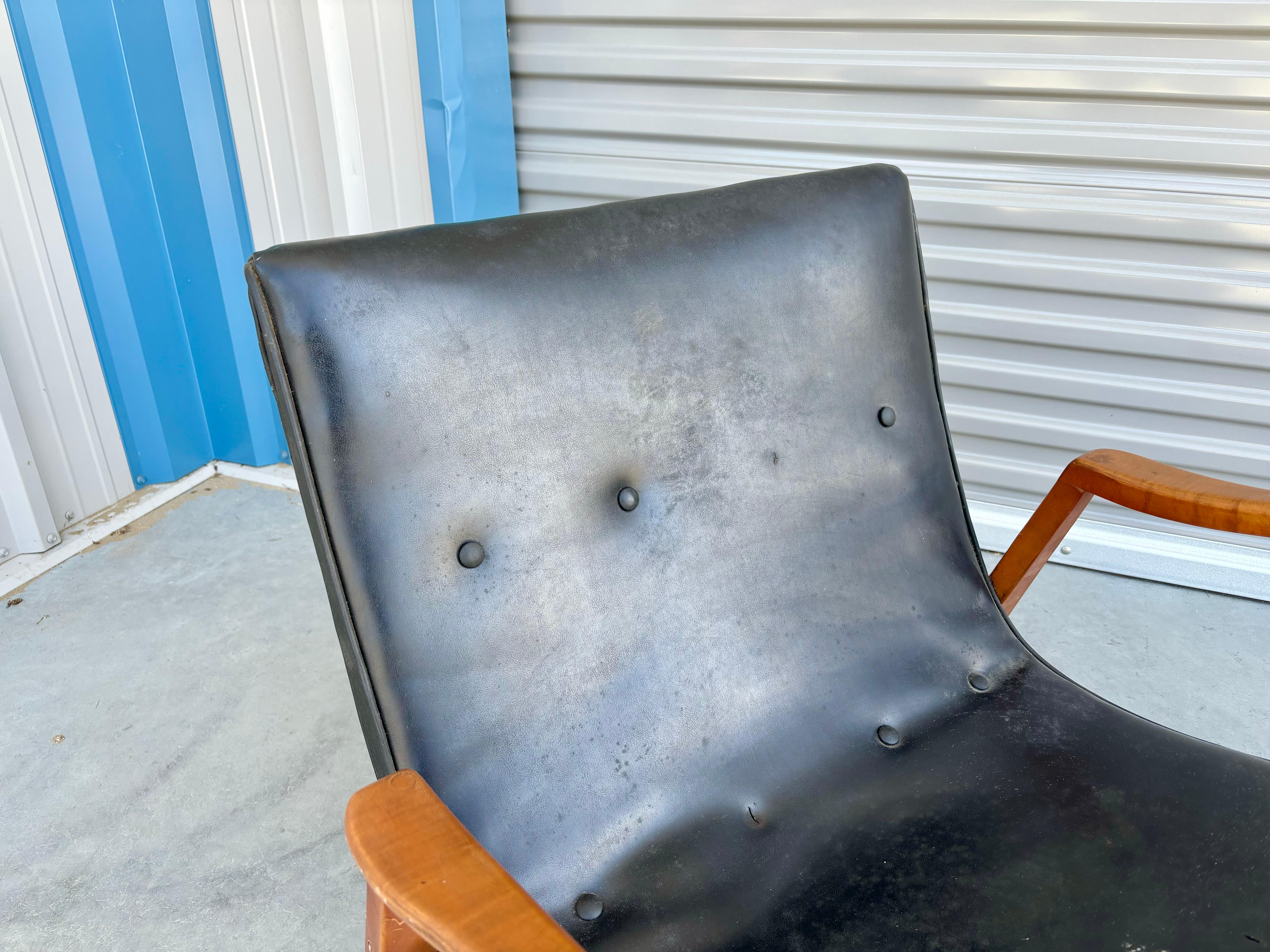 1960er Jahre Mid Century Scoop Lounge Chair Entworfen von Milo Baughman im Angebot 1