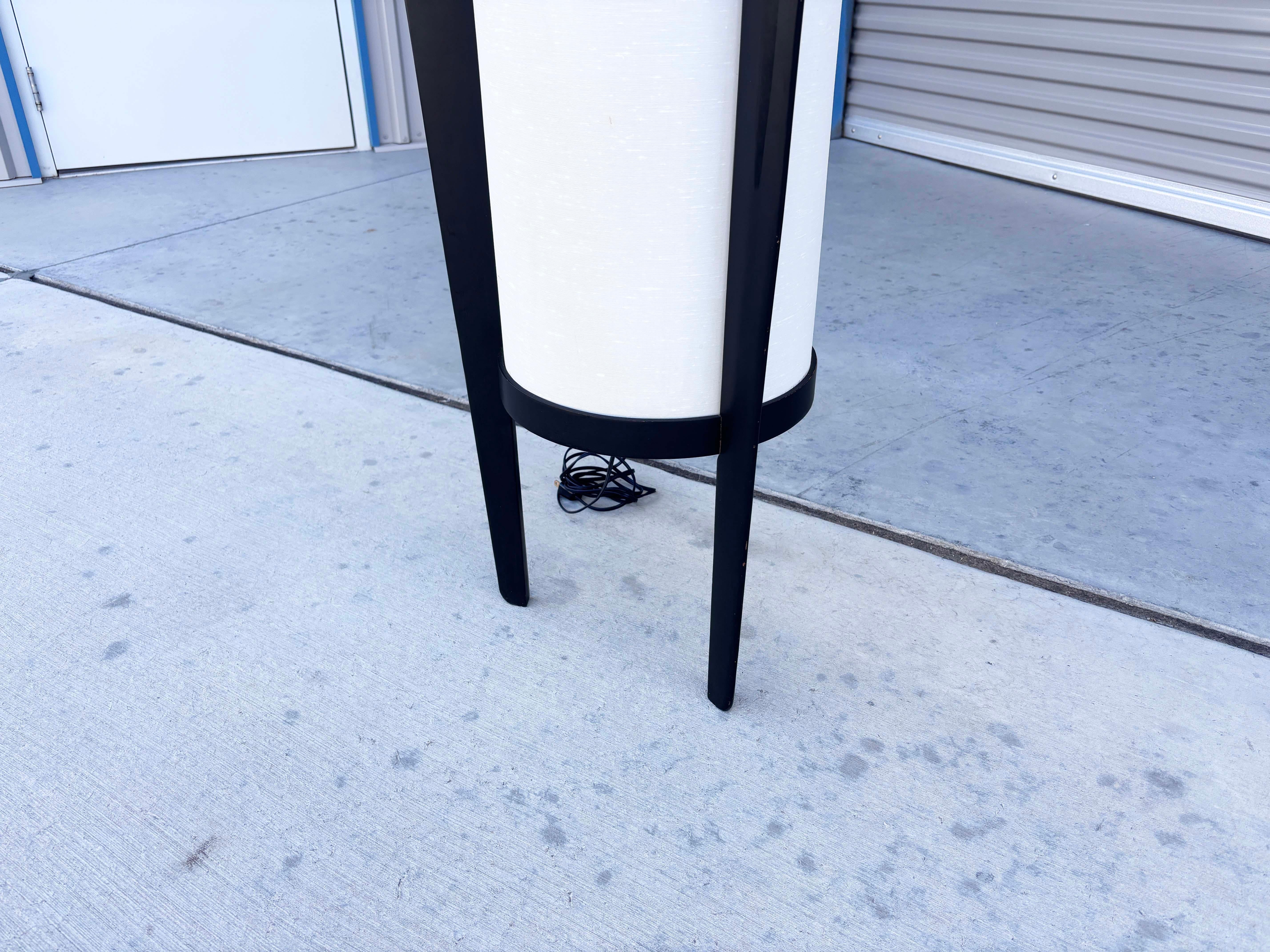 Lampada da terra scolpita del 1960 di Modeline in vendita 1