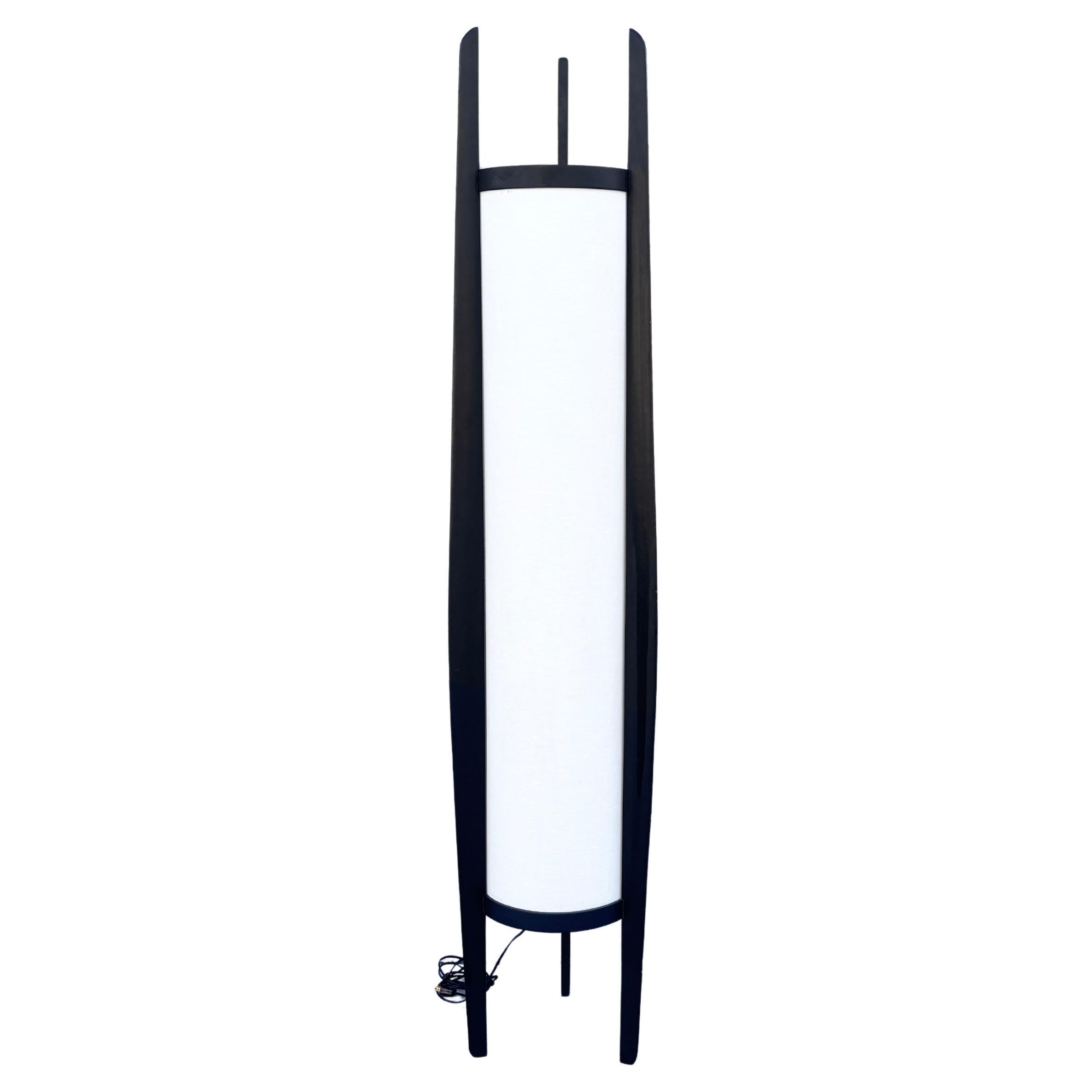 Lampada da terra scolpita del 1960 di Modeline in vendita