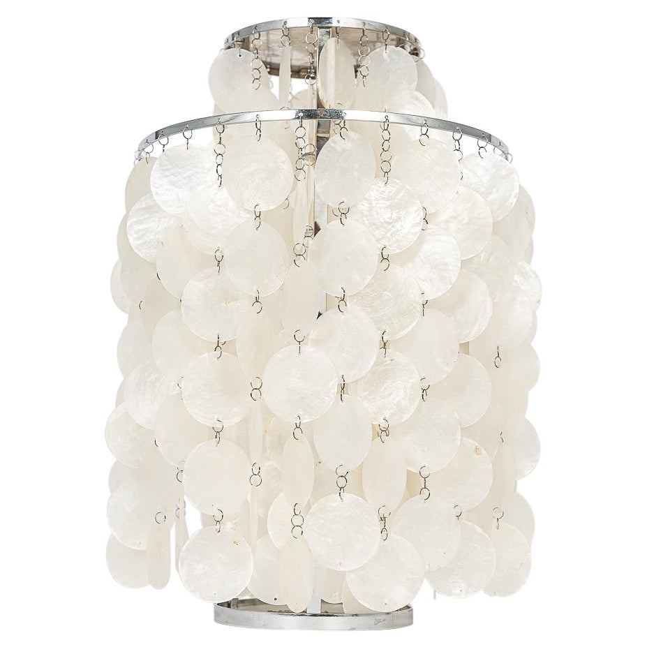 1960s Mid-Century Shell Table Lamp by Vernor Panton for Luber