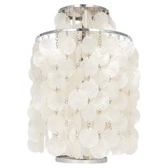 1960s Mid-Century Shell Table Lamp by Vernor Panton for Luber