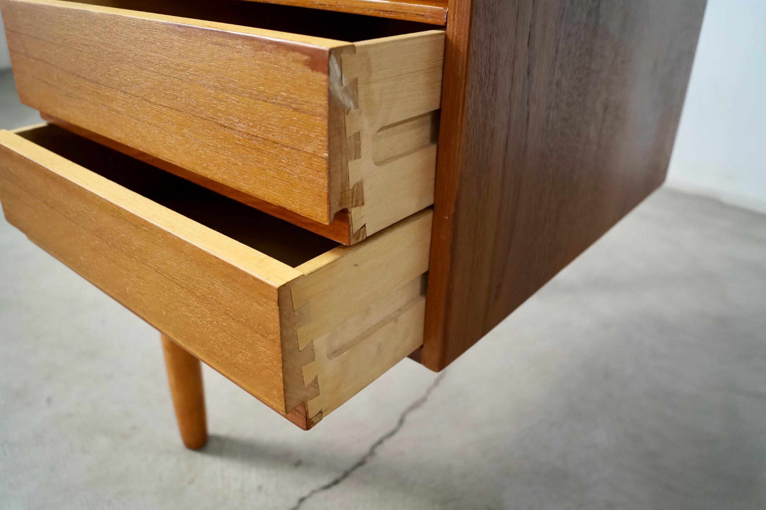 1960's Mid-Century Swedish Modern Lammhults Teak Desk 14